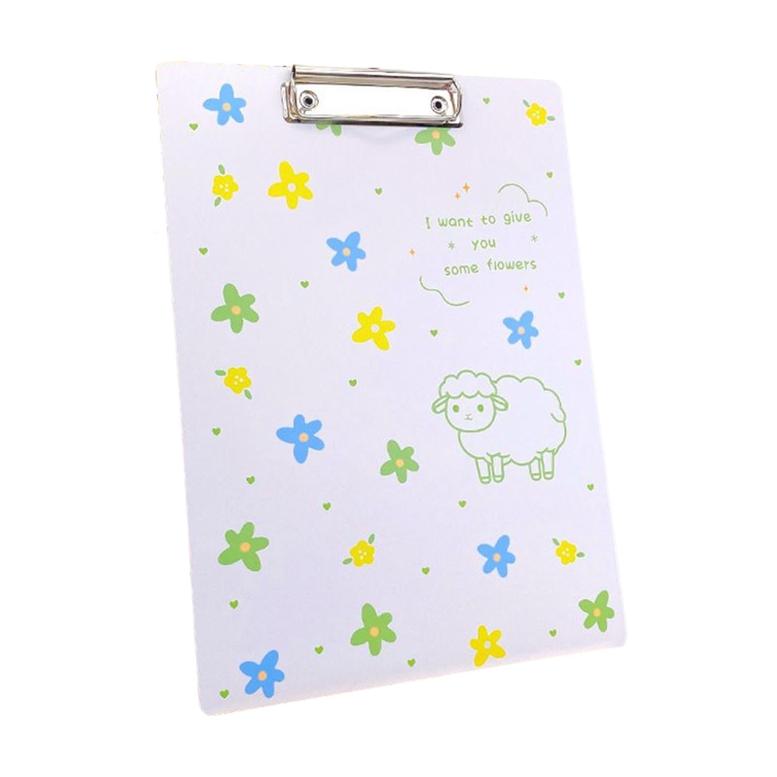 Cute Clipboard Fastener File Folders Gifts Creative for Home Documents Work Sheep