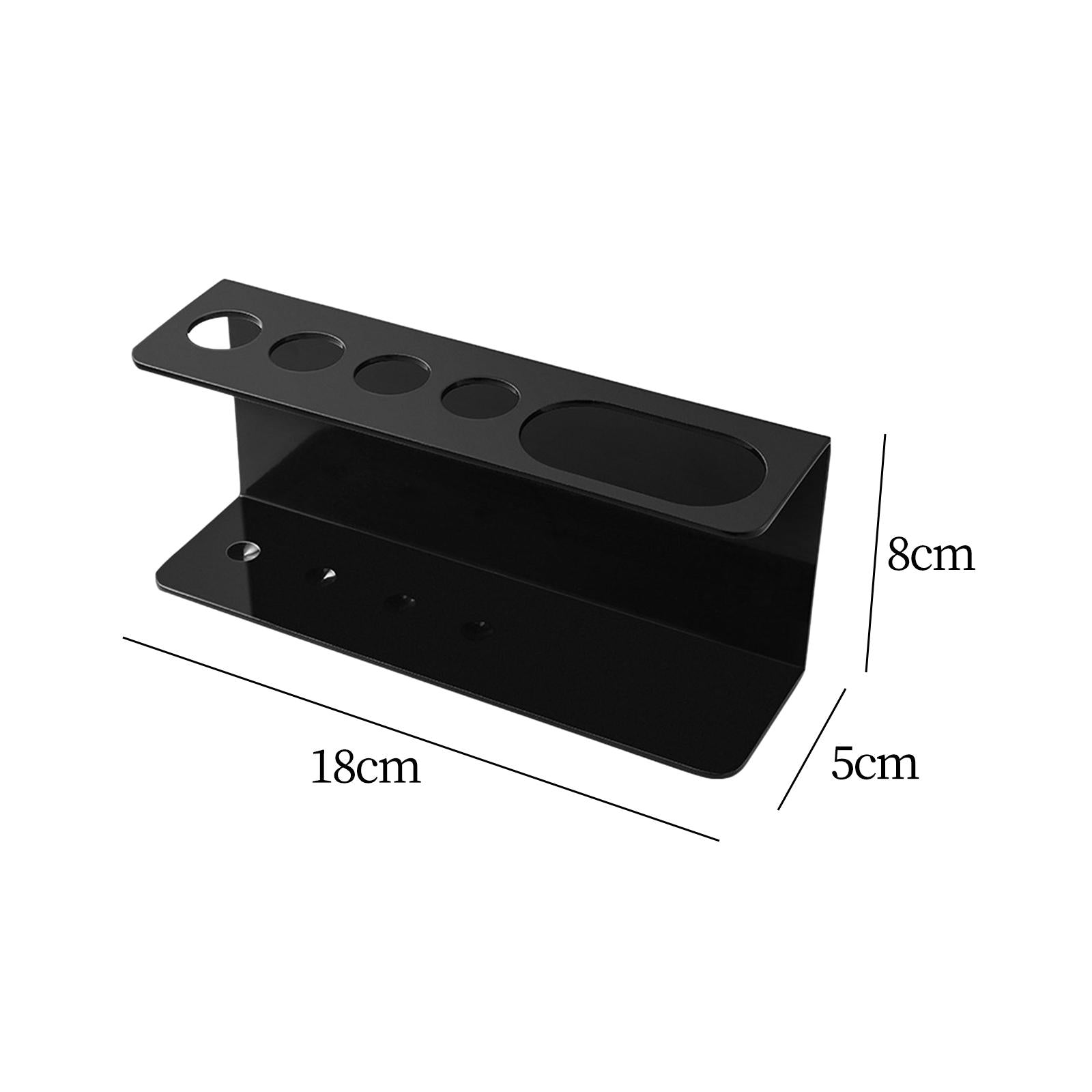 Dry Erase Marker Holder Wall Mounted Accessories for Desktop Locker School Black