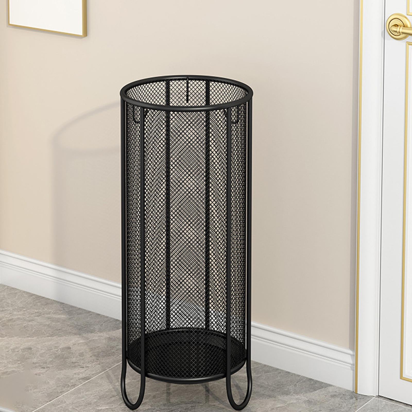 Umbrella Storage Holder with Drip Water Tray for Hallway large and Black