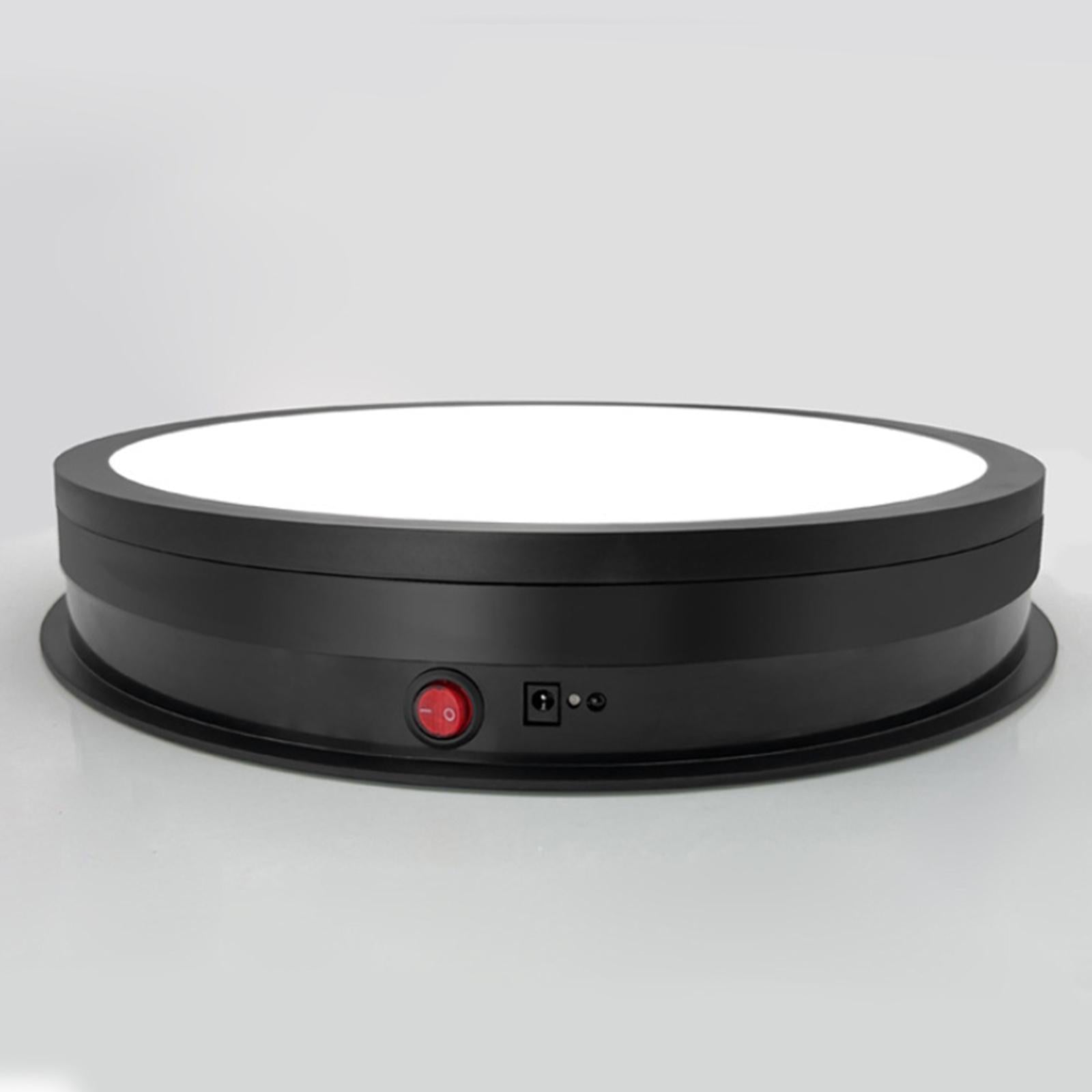 16.5inch Electric Rotating Turntable for Photography Display Black