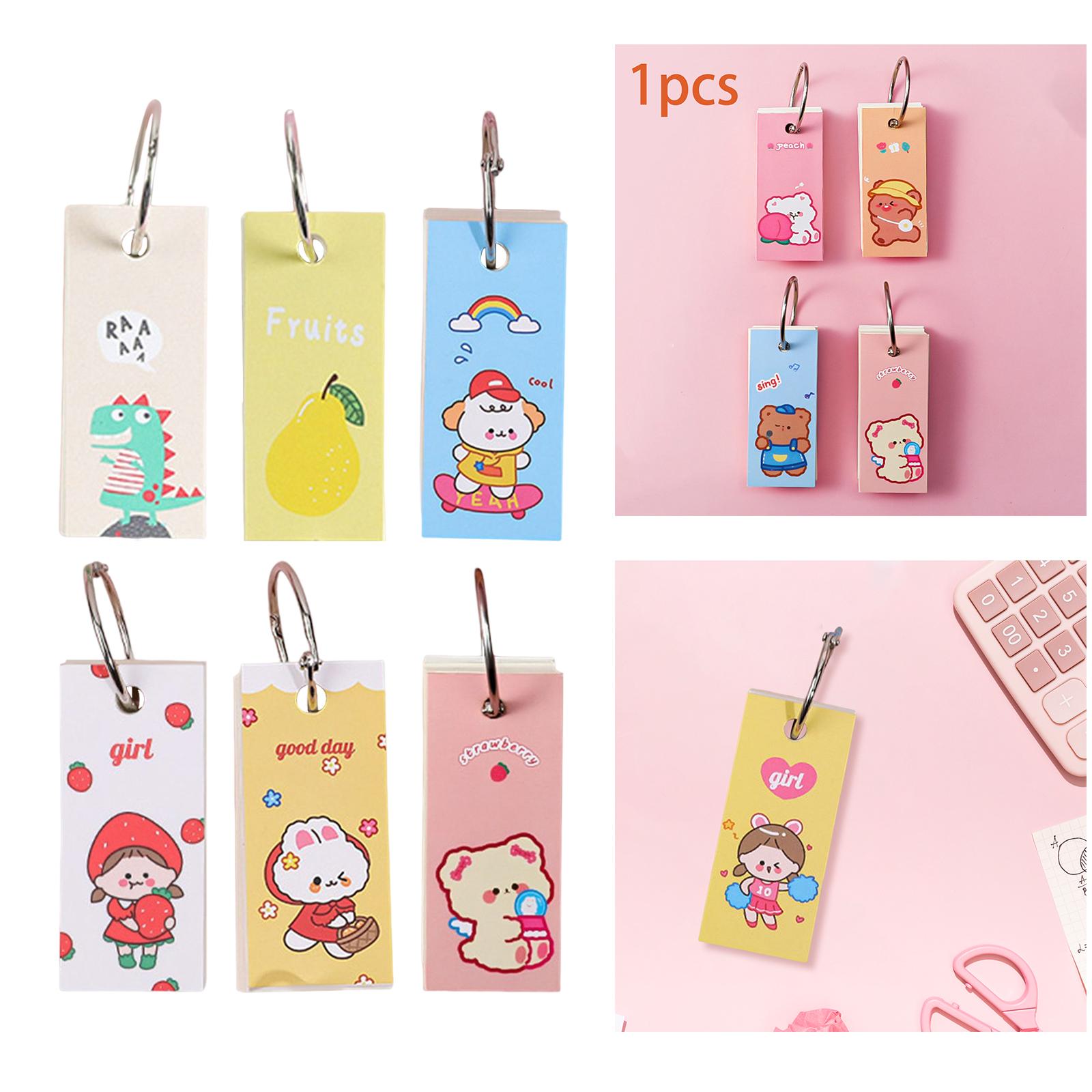 Blank Index Note Cards Bookmark Memo Scratch Pads for Learning Notes Taking Dinosaur