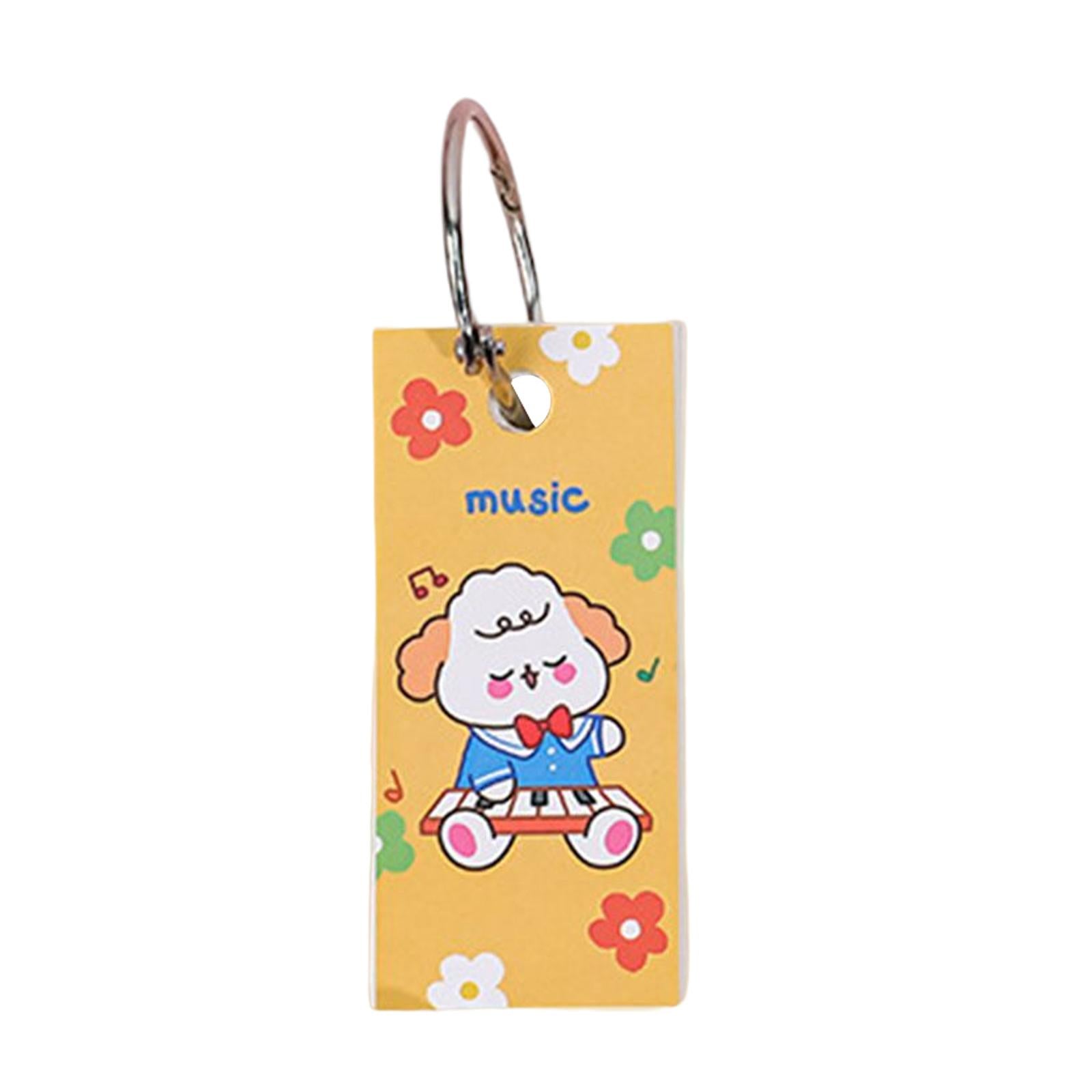 Blank Index Note Cards Bookmark Memo Scratch Pads for Learning Notes Taking Teddy