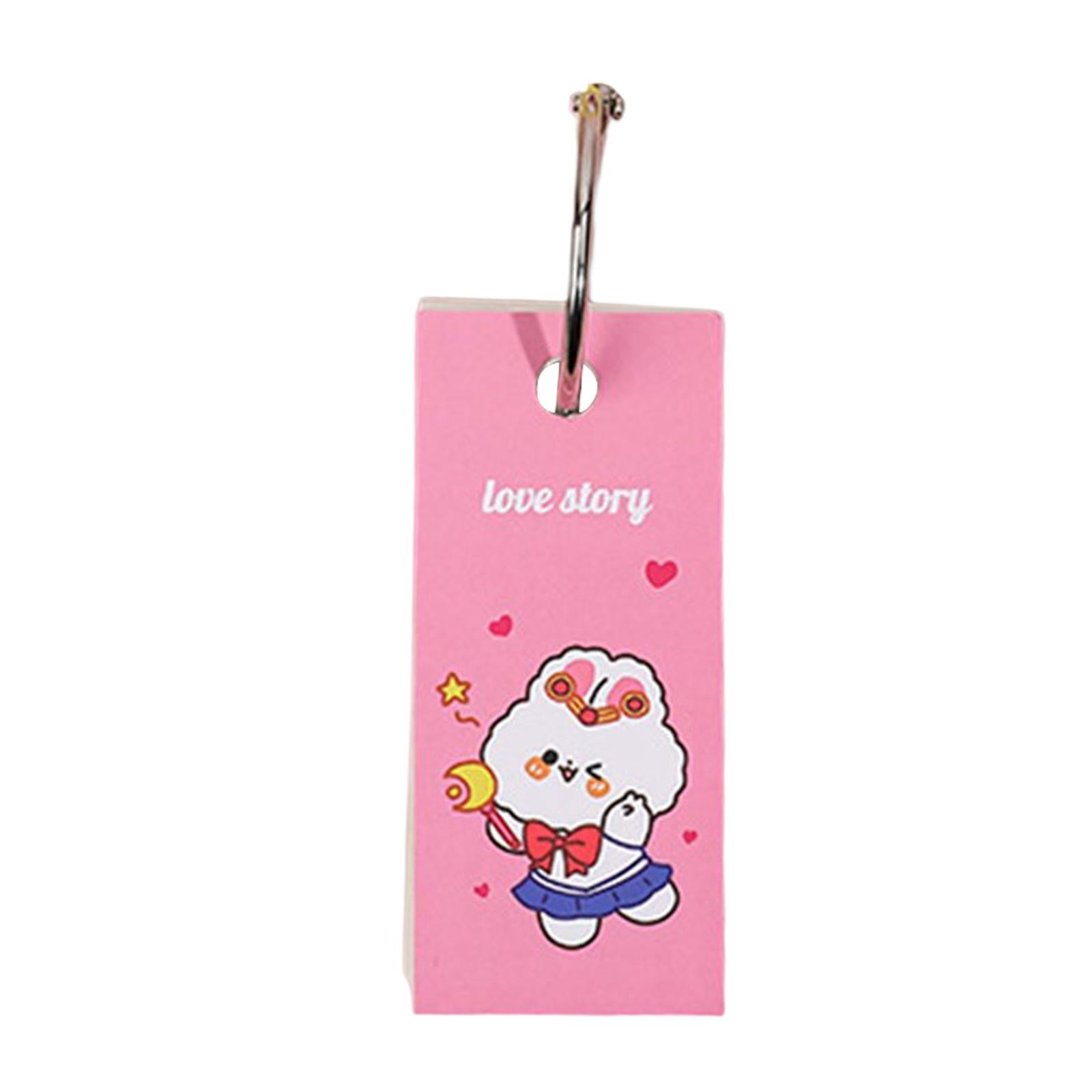 Blank Index Note Cards Bookmark Memo Scratch Pads for Learning Notes Taking Rabbit