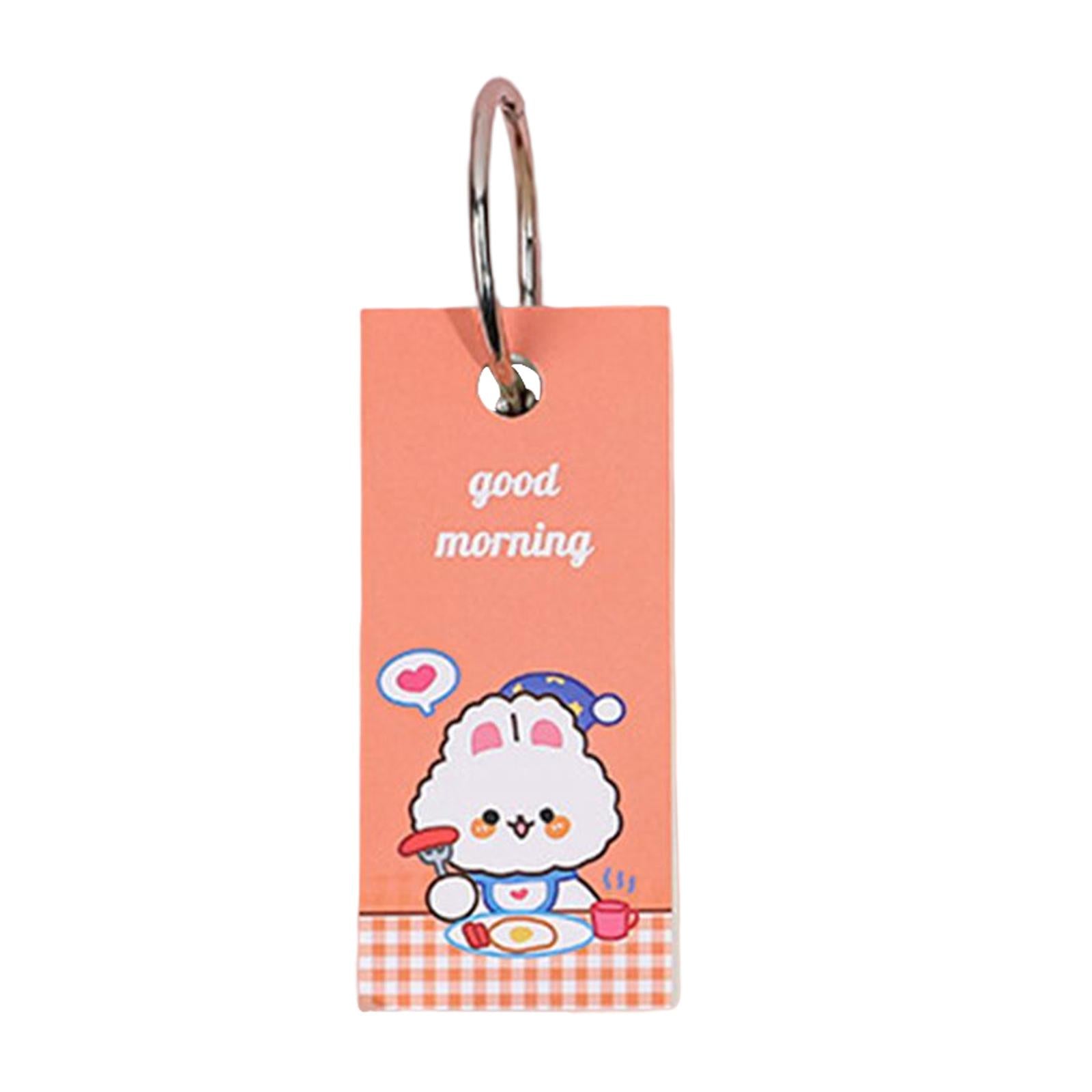 Blank Index Note Cards Bookmark Memo Scratch Pads for Learning Notes Taking Rabbit