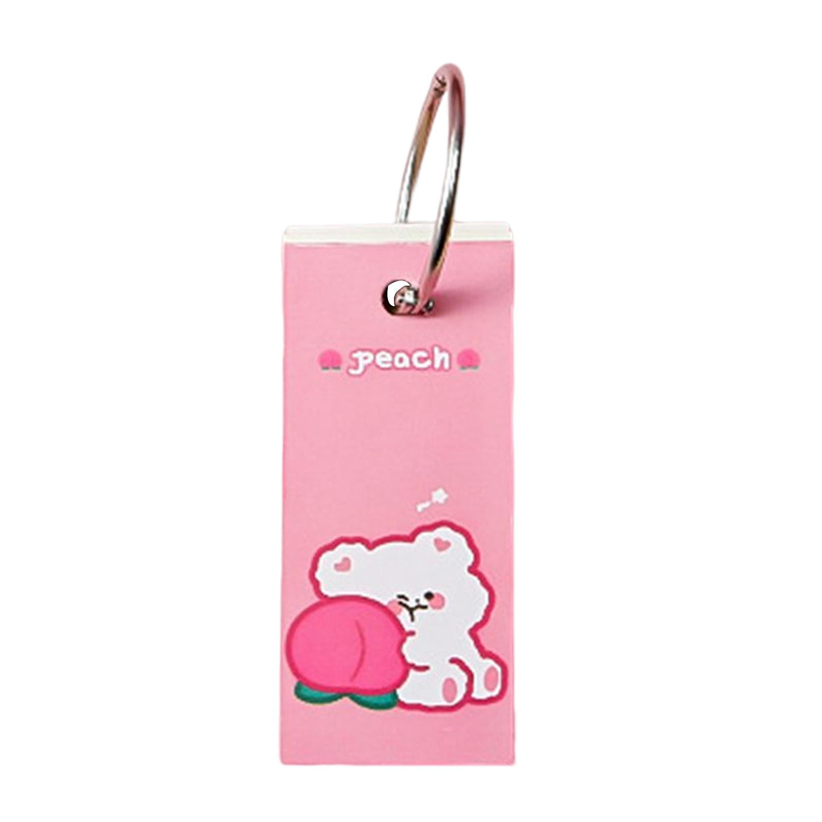 Blank Index Note Cards Bookmark Memo Scratch Pads for Learning Notes Taking Bear
