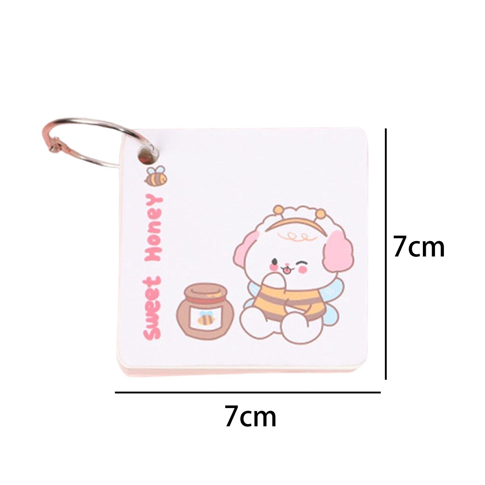 Mini Memo Pad Tearable Multifunctional Detachable for Office Study Diaries Teddy
