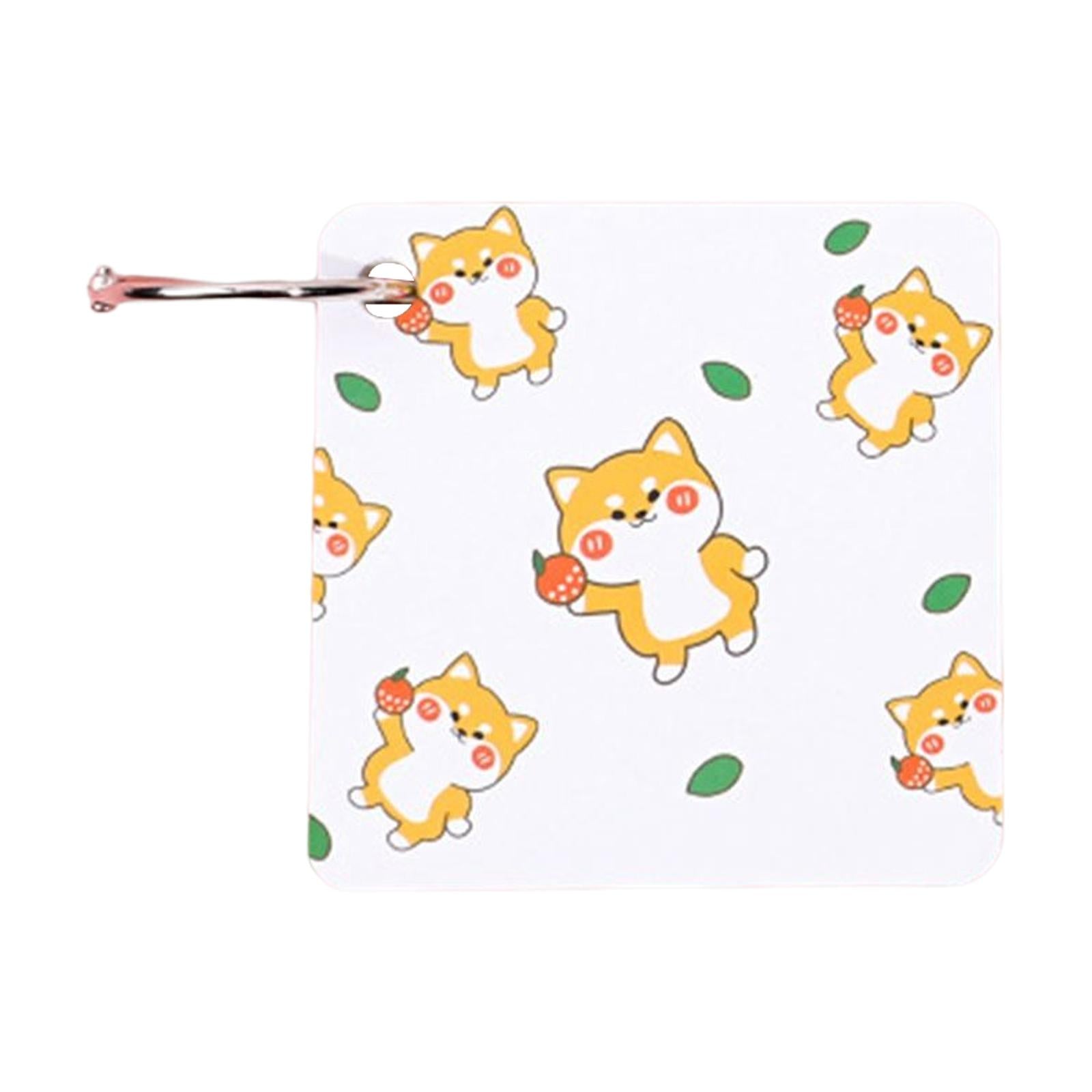 Mini Memo Pad Tearable Multifunctional Detachable for Office Study Diaries Shiba Dog