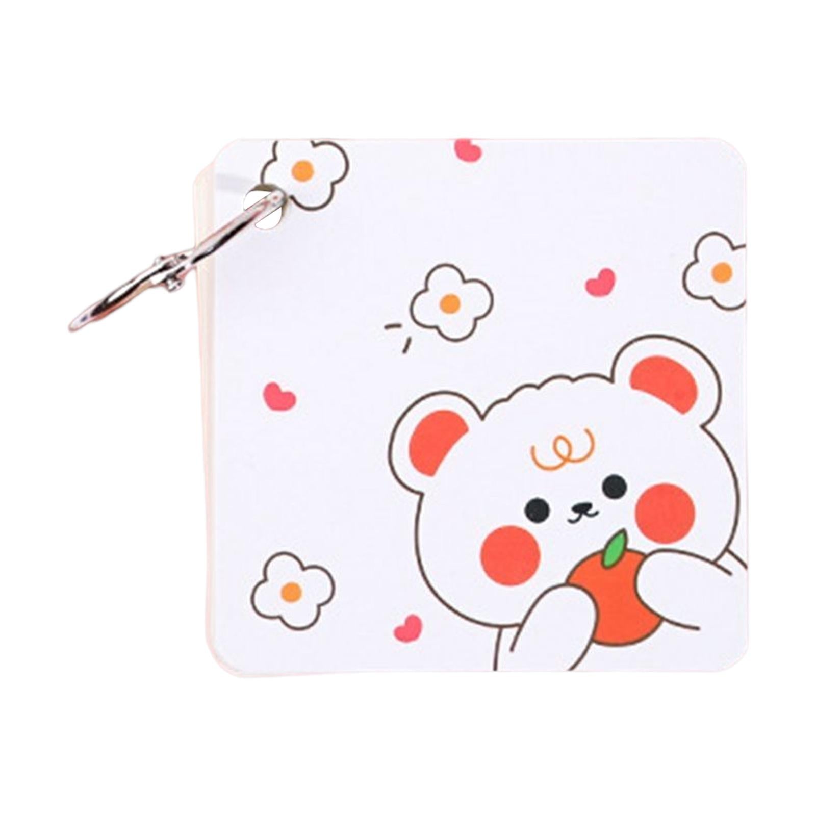 Mini Memo Pad Tearable Multifunctional Detachable for Office Study Diaries Bear