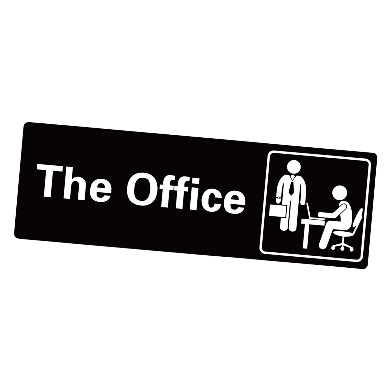 Adhesive Office Signs plate Acrylic Door Sign for Workplace Door or Wall