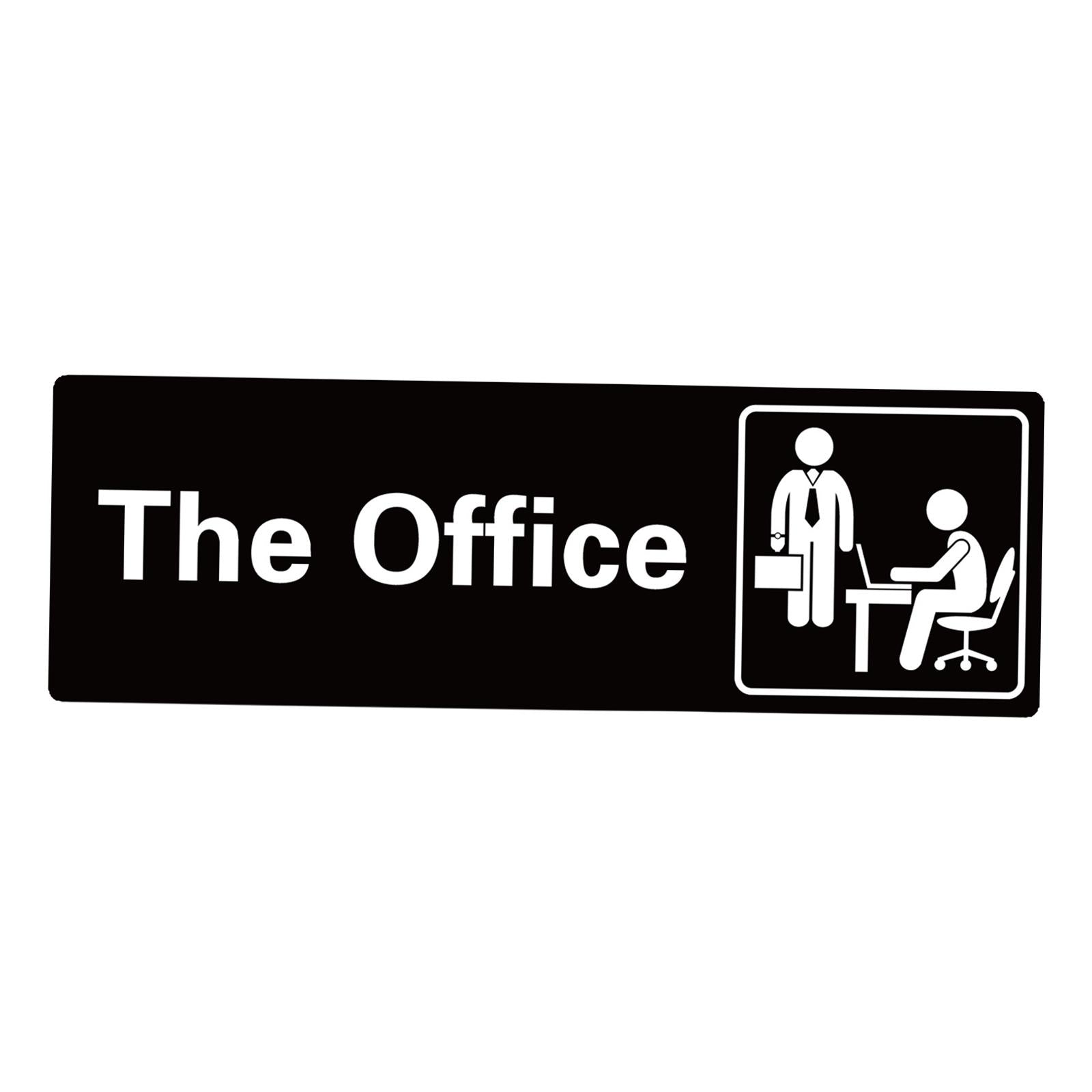 Adhesive Office Signs plate Acrylic Door Sign for Workplace Door or Wall