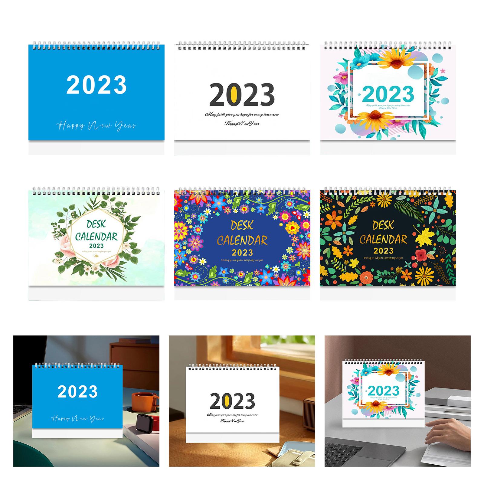 Mini Desk Calendar Monthly Schedule Planner Portable Planner for Tasks A