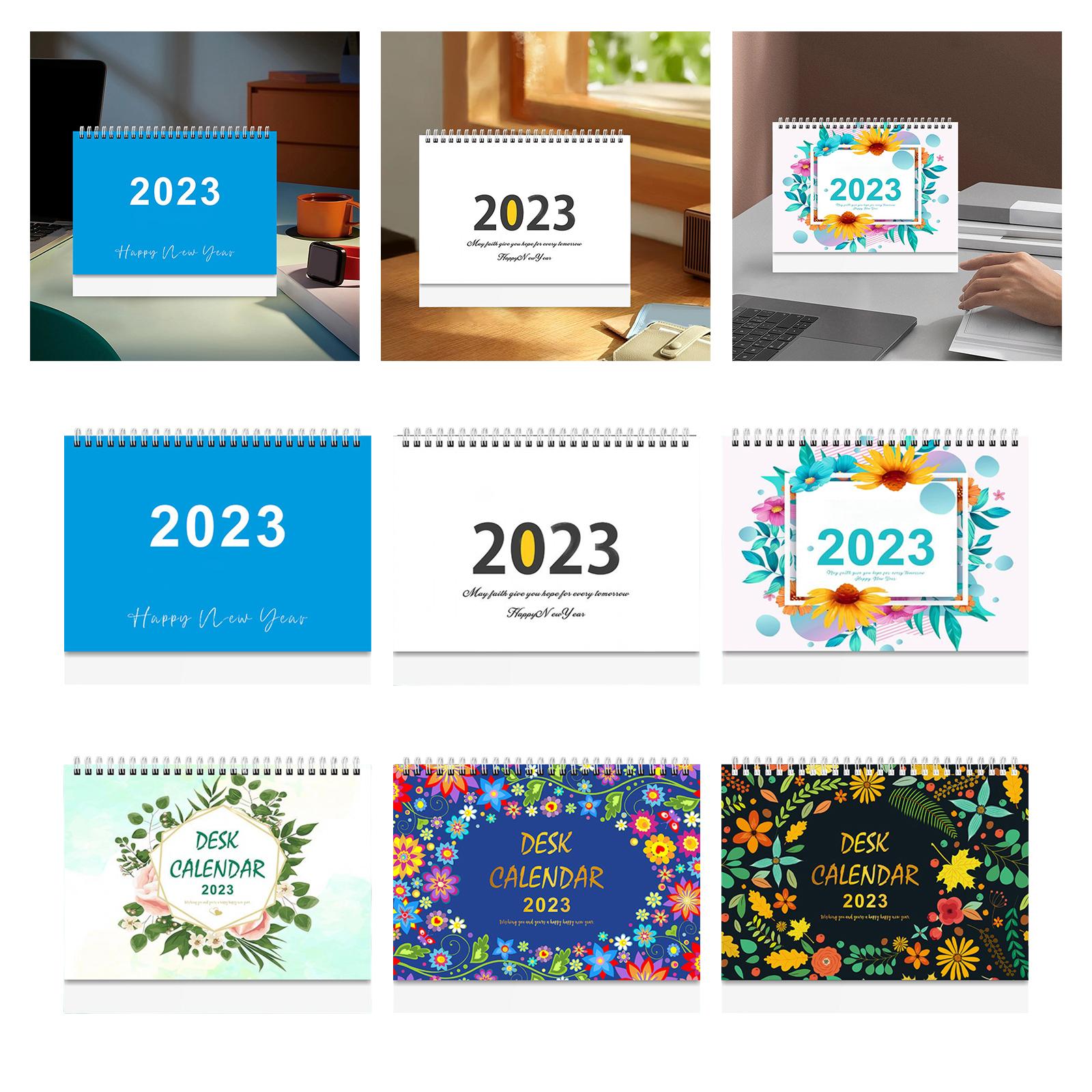 Mini Desk Calendar Monthly Schedule Planner Portable Planner for Tasks A