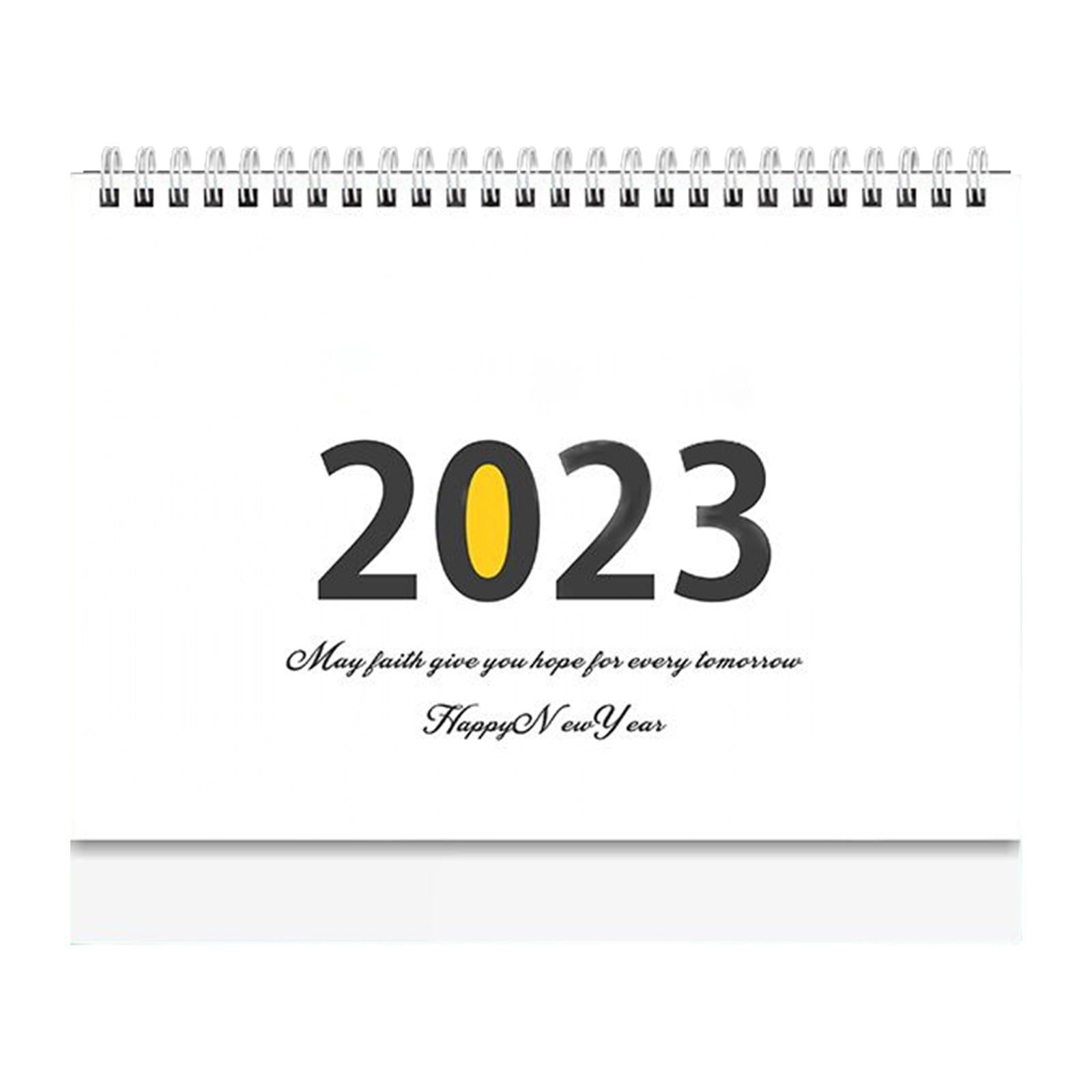 Mini Desk Calendar Monthly Schedule Planner Portable Planner for Tasks B