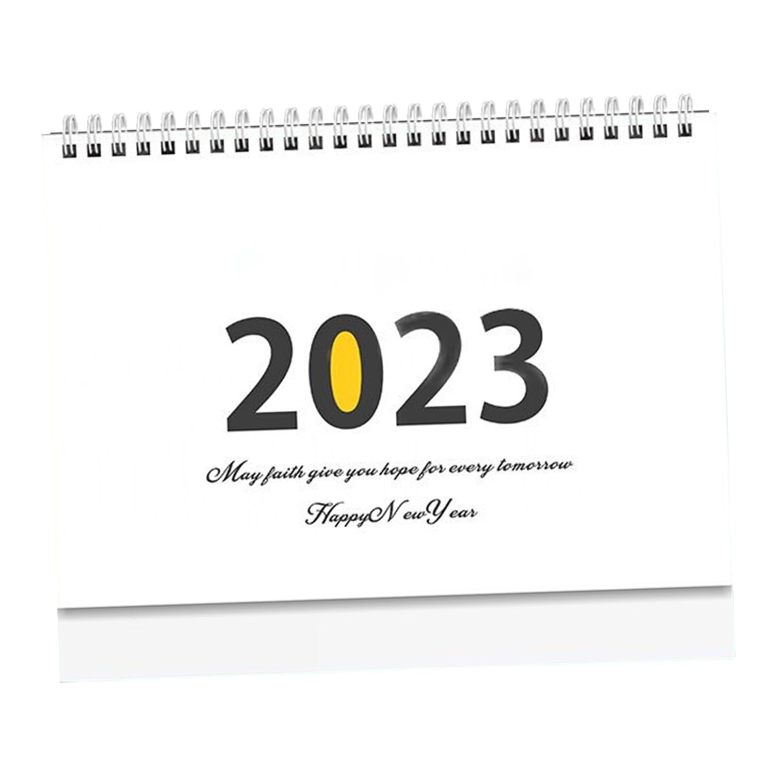 Mini Desk Calendar Monthly Schedule Planner Portable Planner for Tasks B