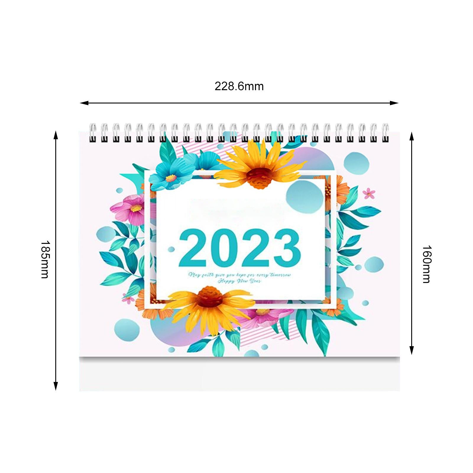 Mini Desk Calendar Monthly Schedule Planner Portable Planner for Tasks C
