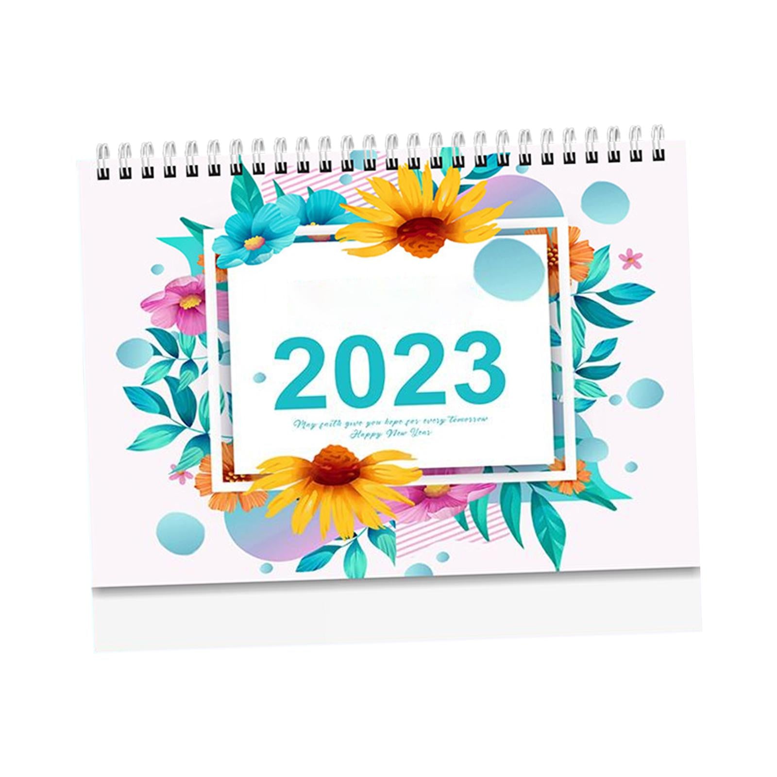 Mini Desk Calendar Monthly Schedule Planner Portable Planner for Tasks C