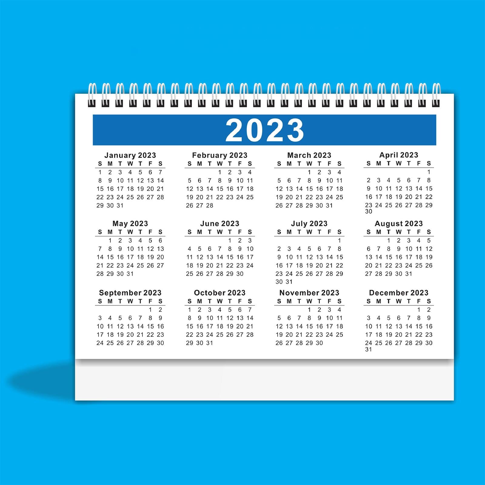 Mini Desk Calendar Monthly Schedule Planner Portable Planner for Tasks E