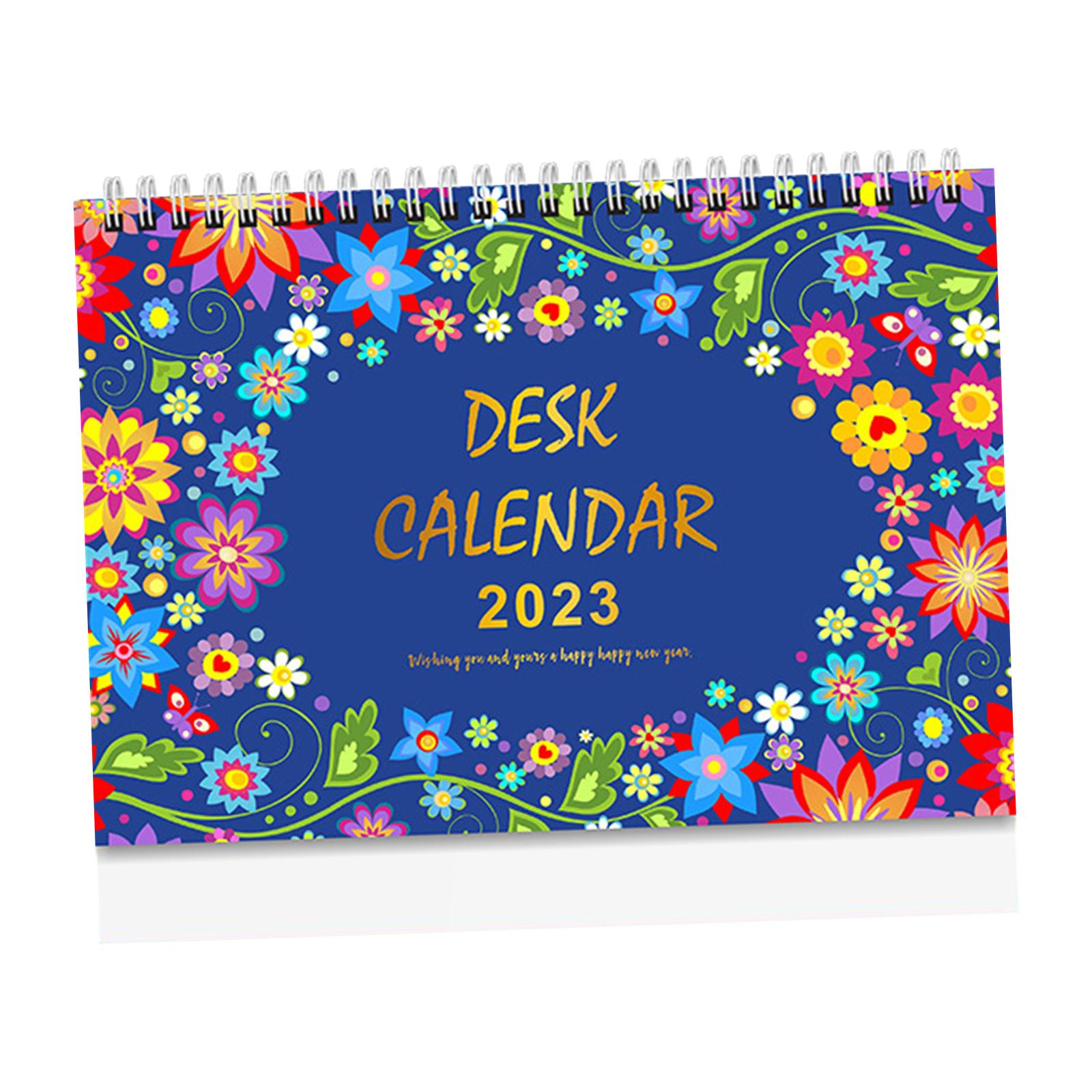 Mini Desk Calendar Monthly Schedule Planner Portable Planner for Tasks F