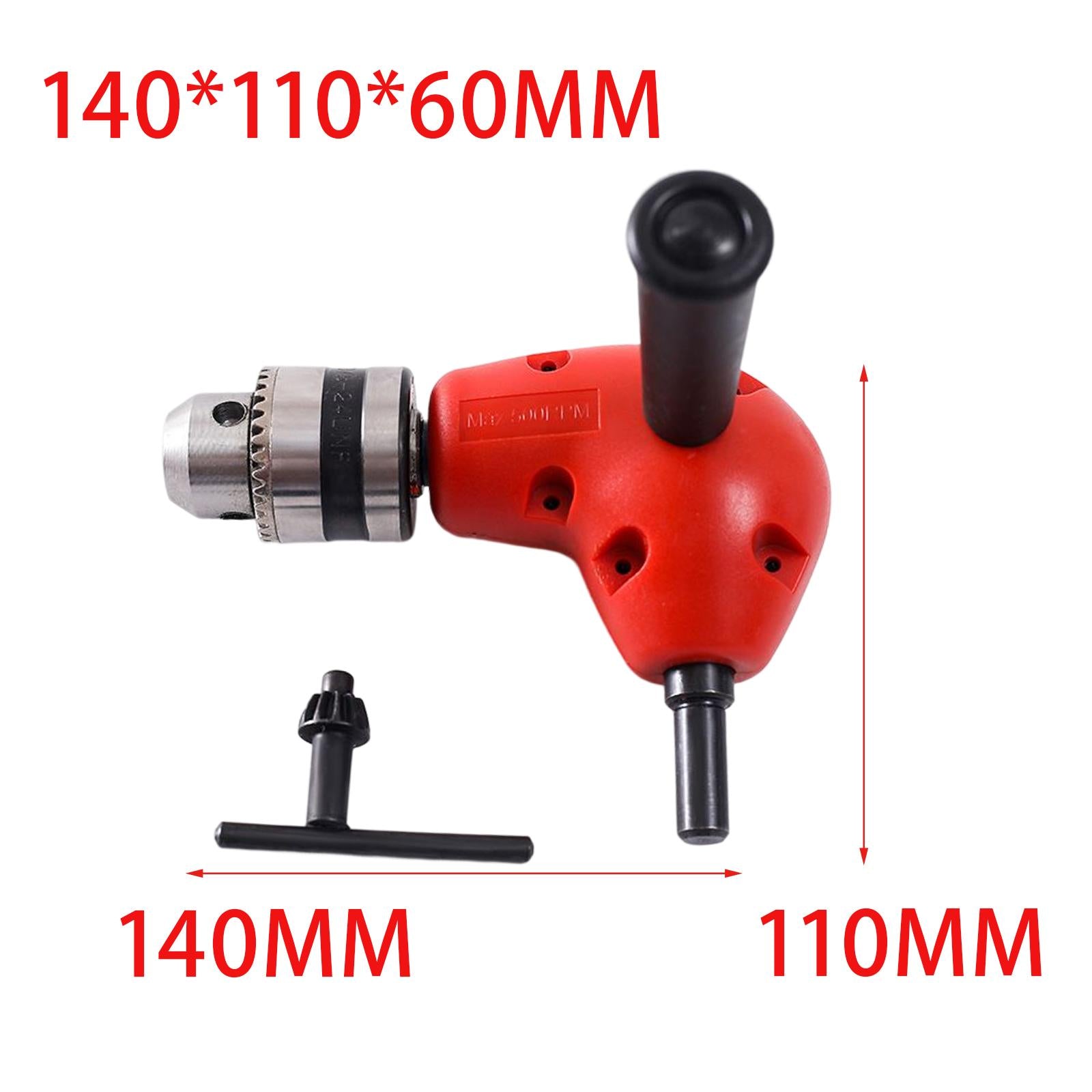 90 Degree Narrow 1.0mm-10mm Drill Attachments Drill Chuck Converter Key Chuck