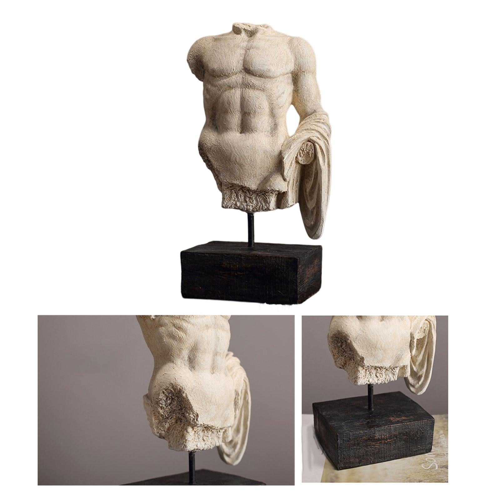 Man Bust Statue Desktop Decoration Gifts for Friends and Family Decorative