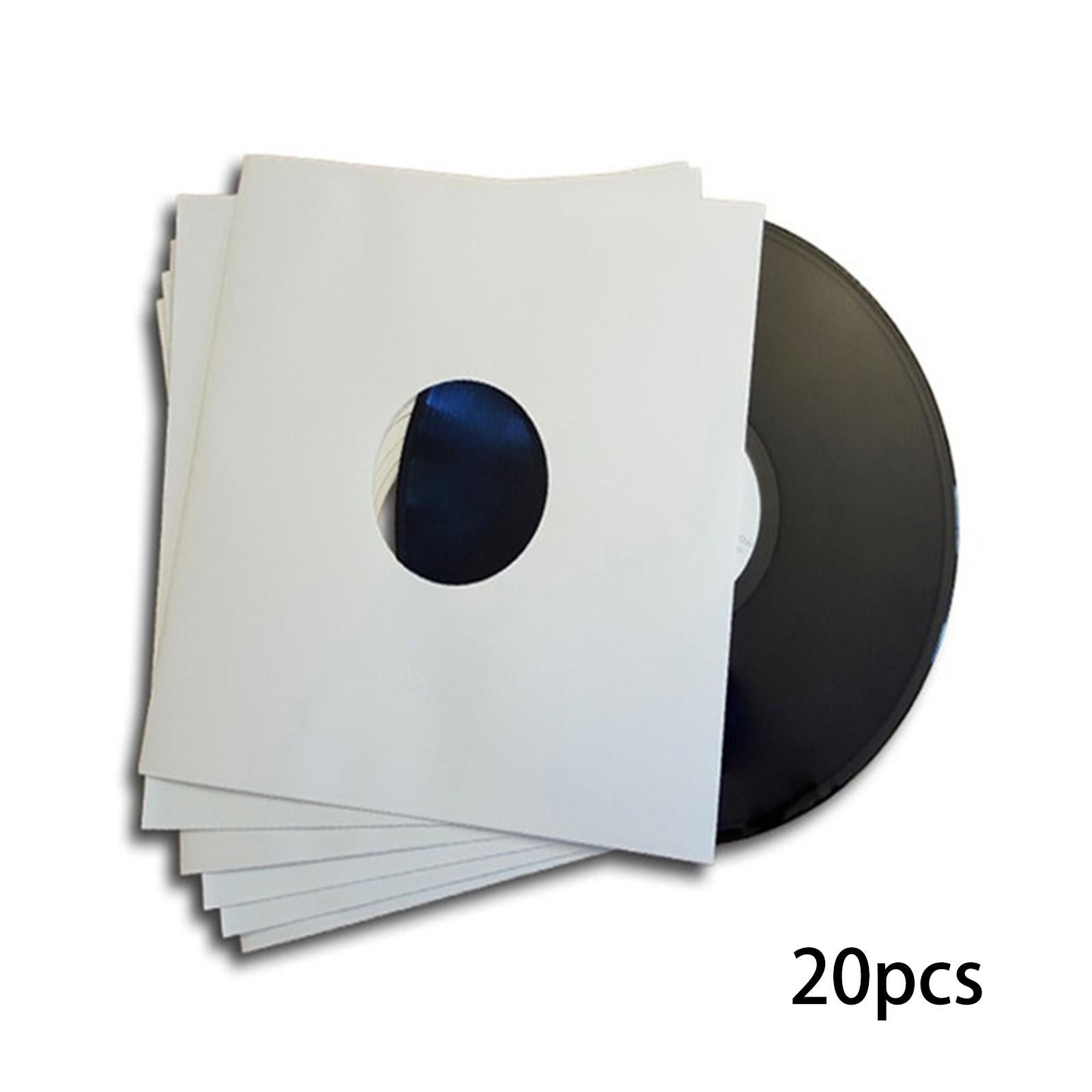 20 Pack Vinyl Record Sleeves Inner Sleeves Paper for 12inch Album Collection