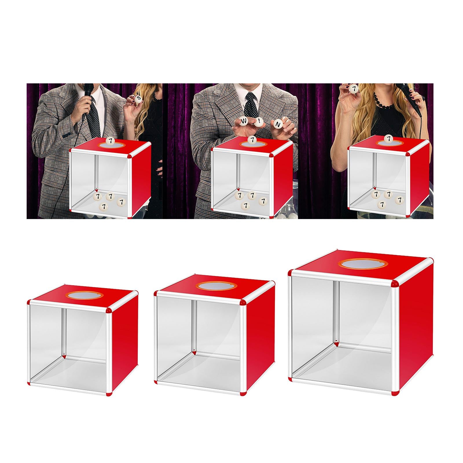 Donation Boxes Comment Box Metal Frame for Shopping Mall Outdoor Office 25cm