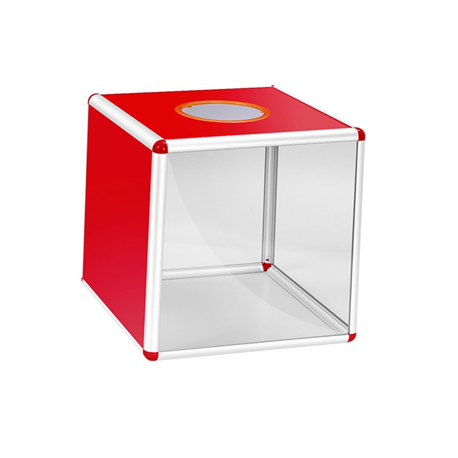 Donation Boxes Comment Box Metal Frame for Shopping Mall Outdoor Office 40cm