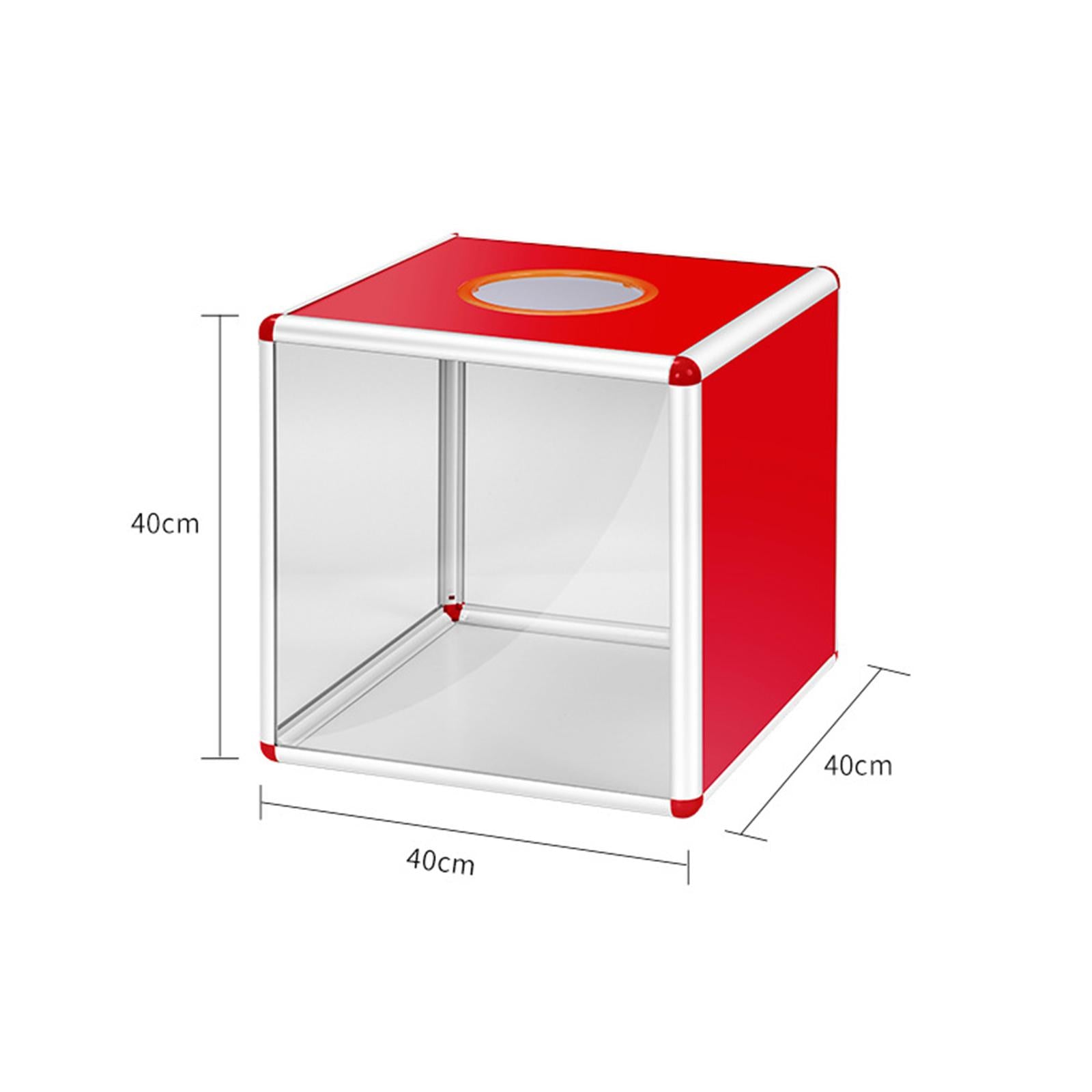 Donation Boxes Comment Box Metal Frame for Shopping Mall Outdoor Office 40cm