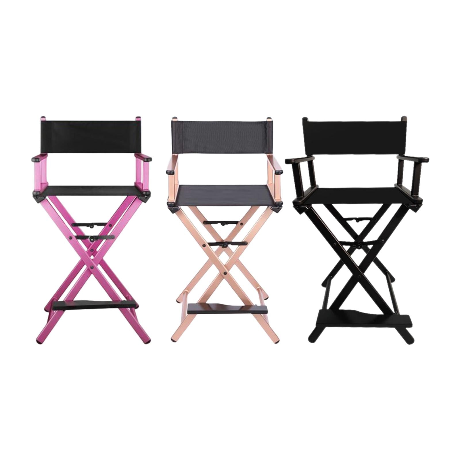 Makeup Artist Chair Cosmetics beauty folding for Balcony Makeup Pink