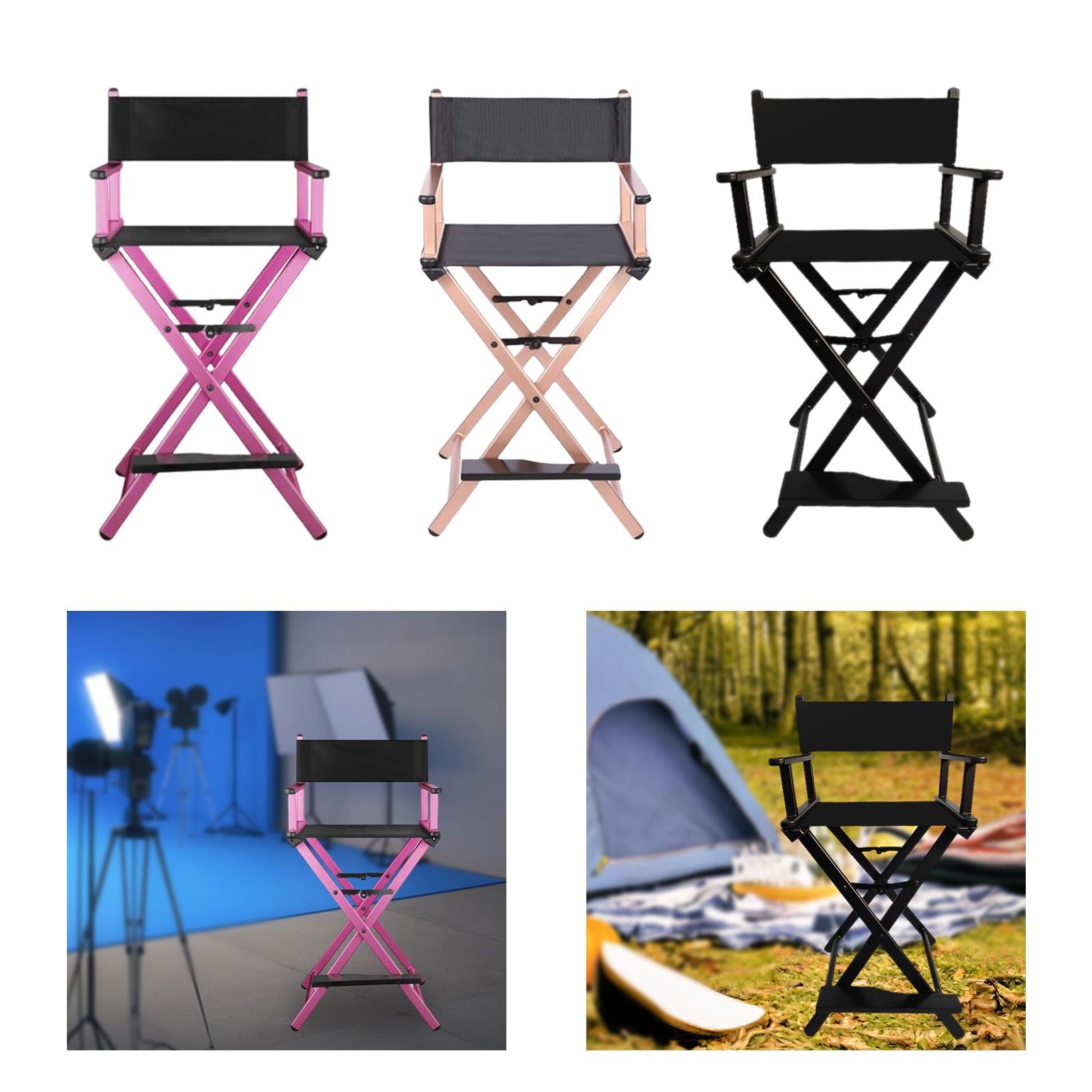 Makeup Artist Chair Cosmetics beauty folding for Balcony Makeup Pink