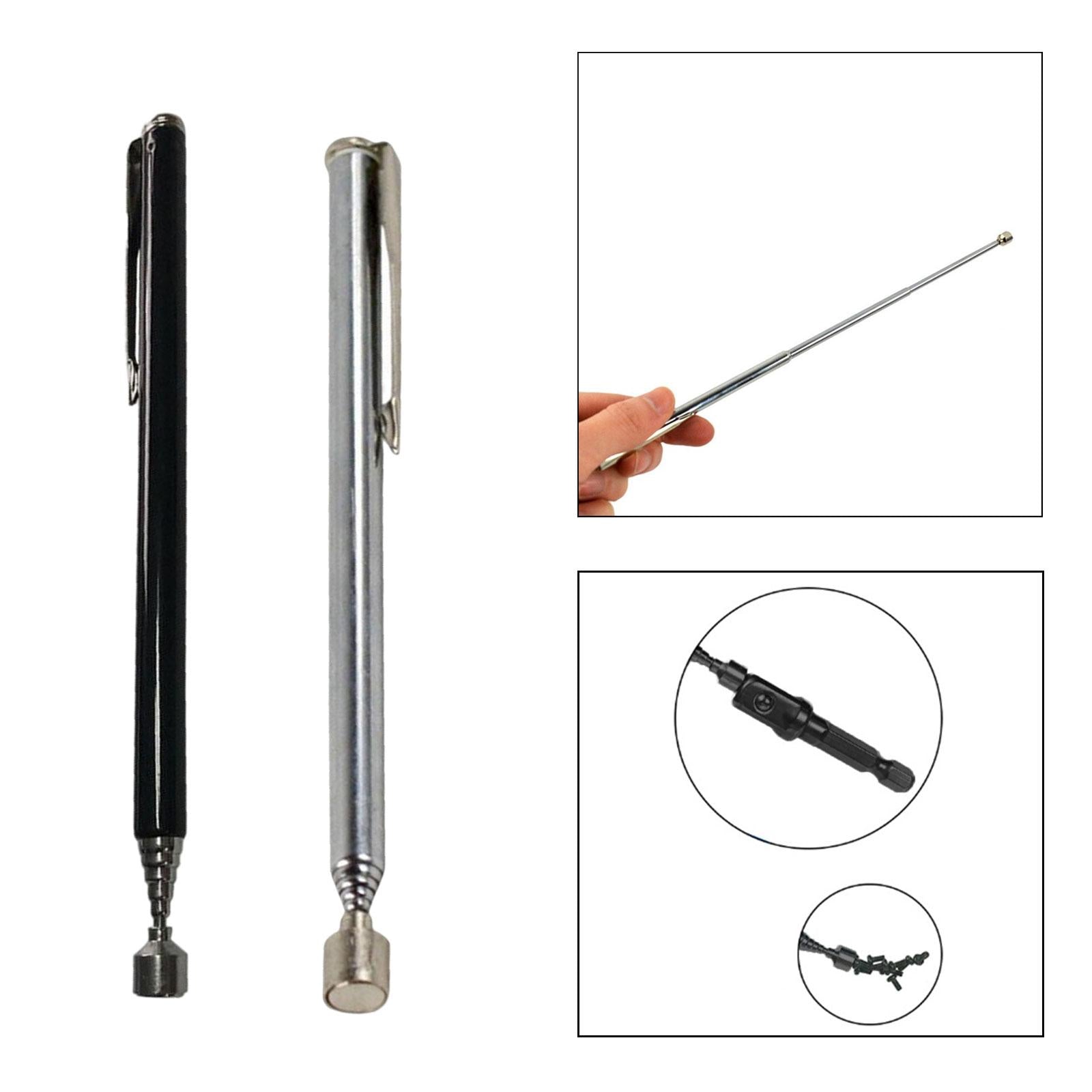 Telescopic Pickup Tool Handheld Durable Multipurpose for Workshop Indoor Argent