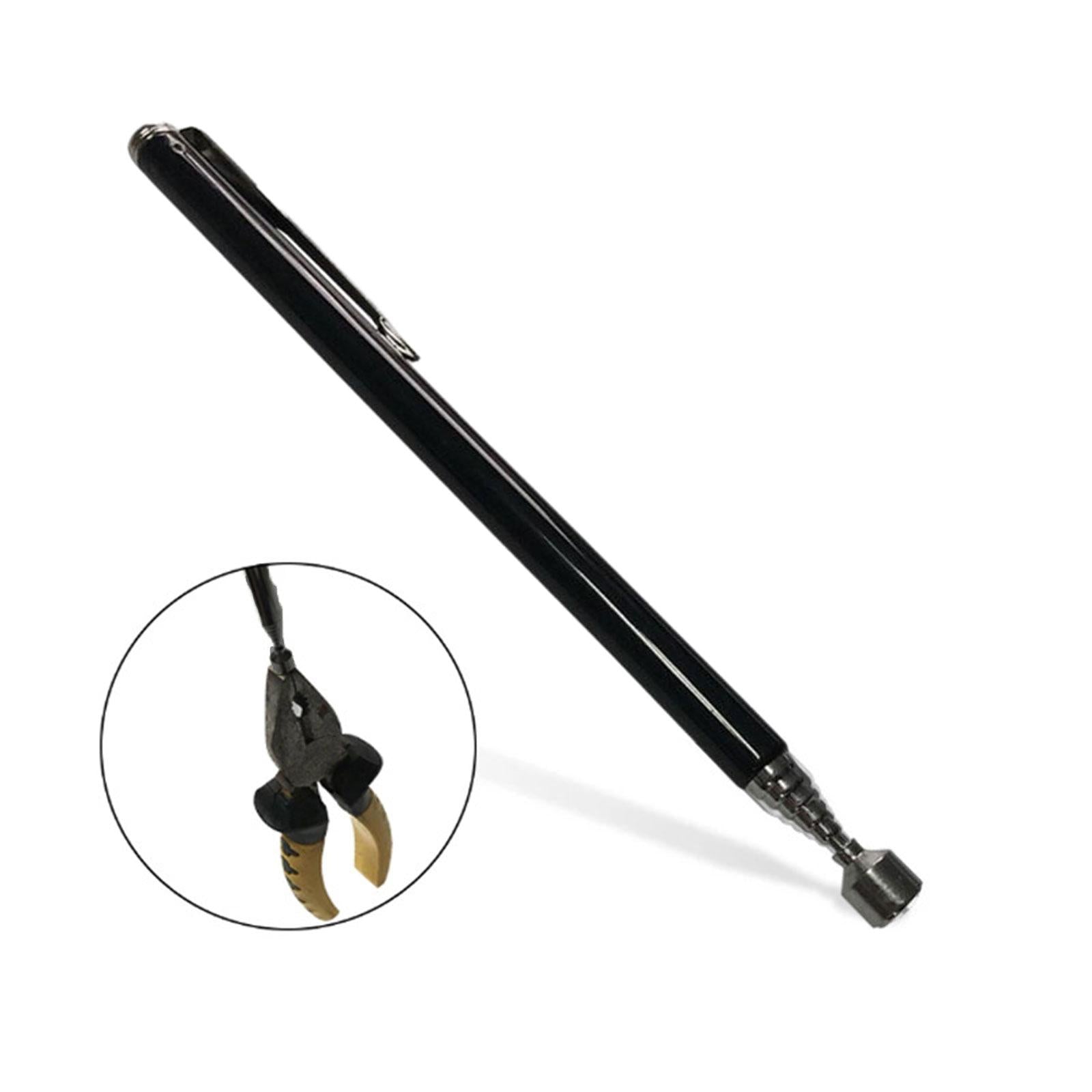 Telescopic Pickup Tool Handheld Durable Multipurpose for Workshop Indoor Black