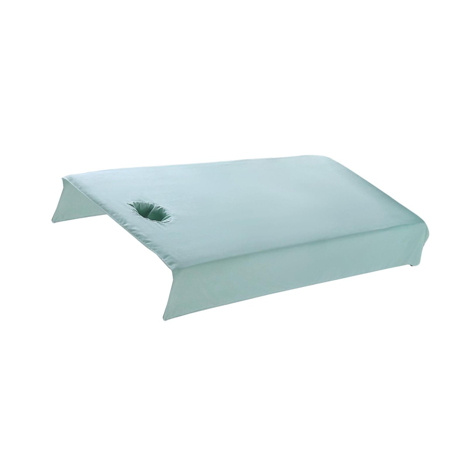 SPA Massage Bed Cover Sheet Protector with Face Hole 80x200cm Machine Wash Green