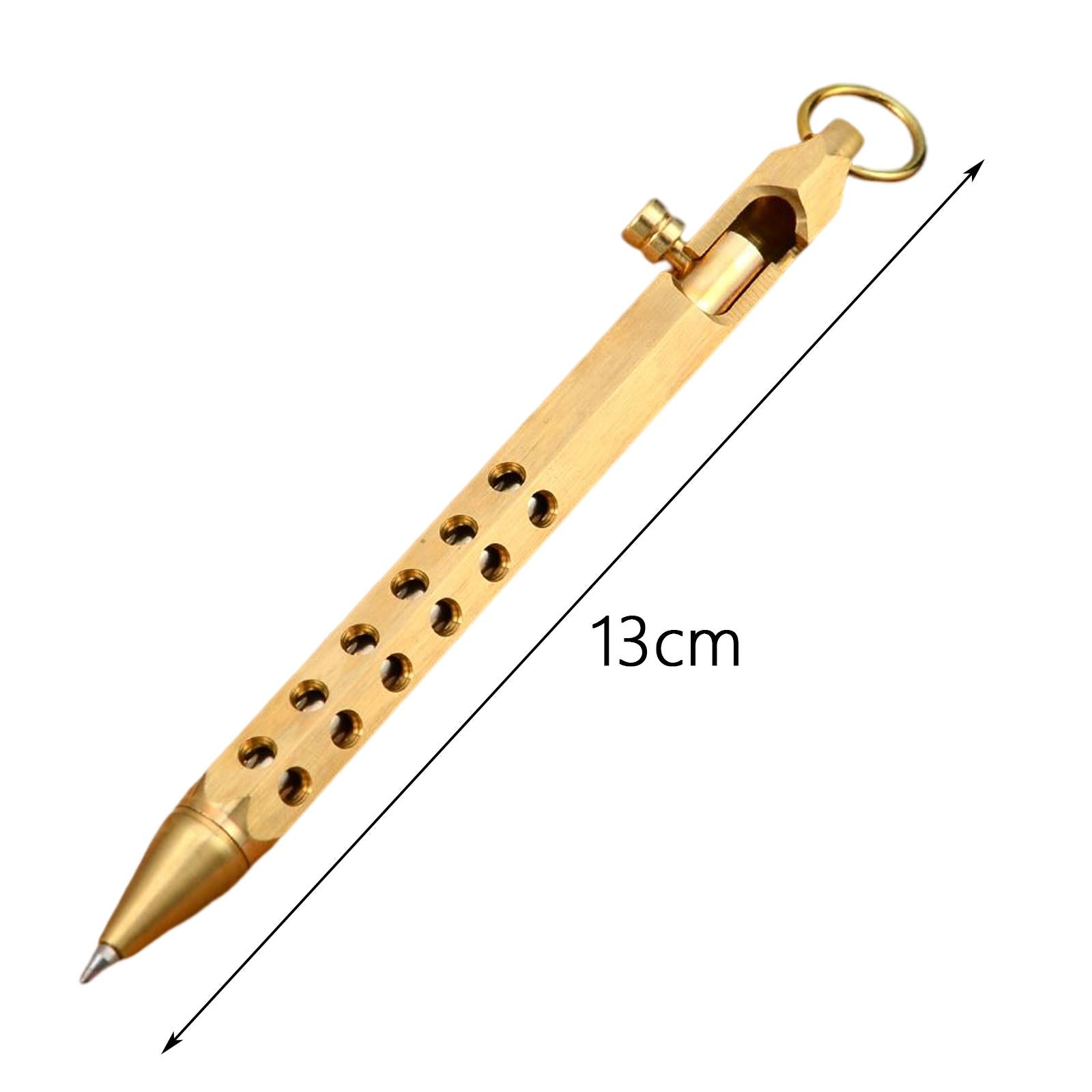 Ballpoint Pen Portable Writing Pen EDC Pen for Business Collection School Brass