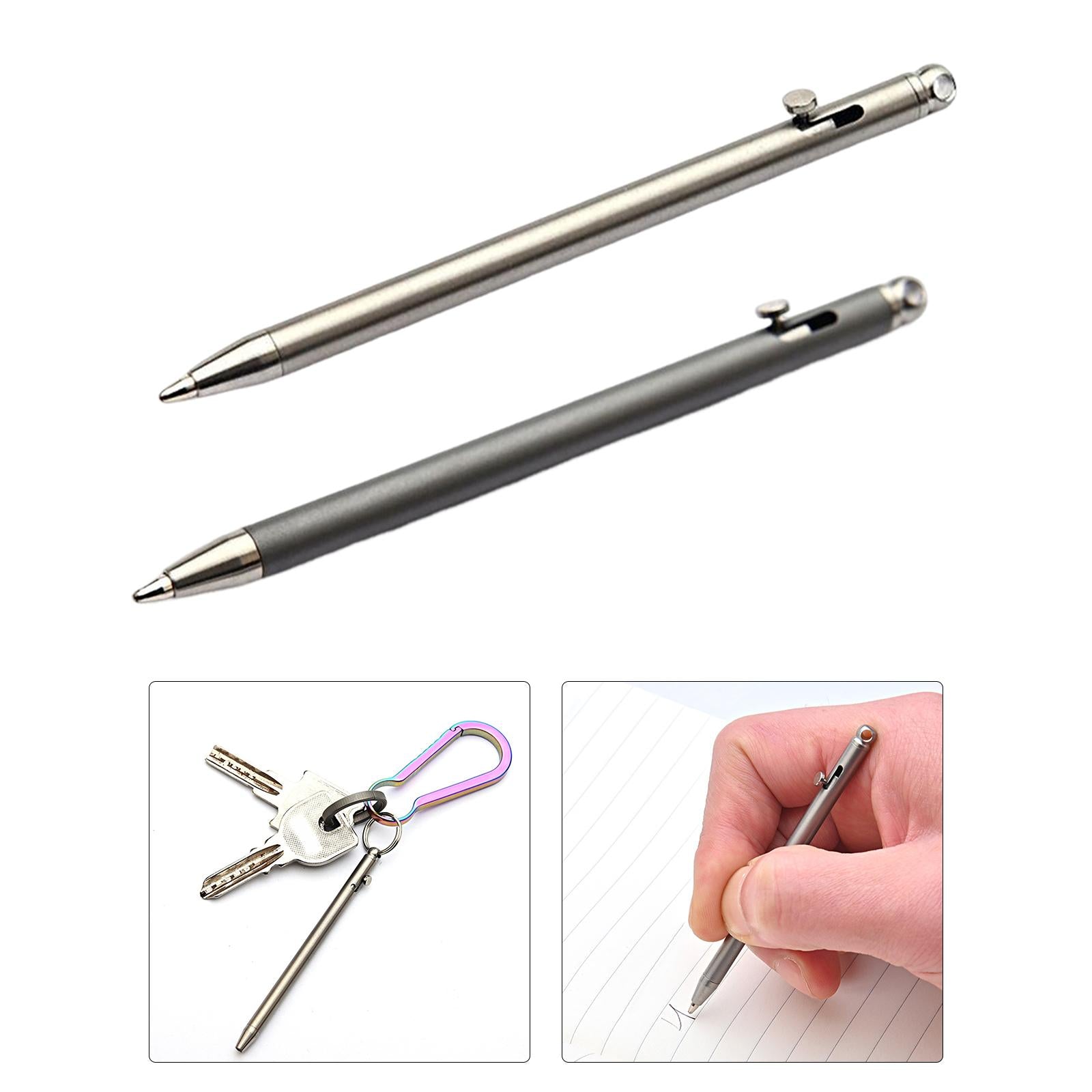 Creative Mini Titanium Pen Durable Multitool for Hiking Traveling School A