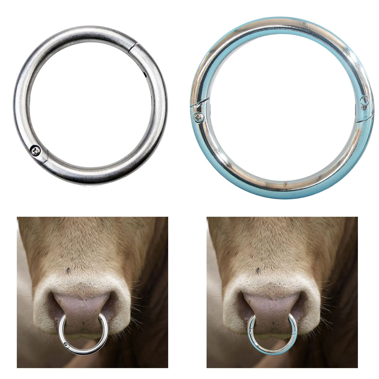 Multifunction Cattle Nose Ring Durable Nose Circle Easy to Use for Supplies L