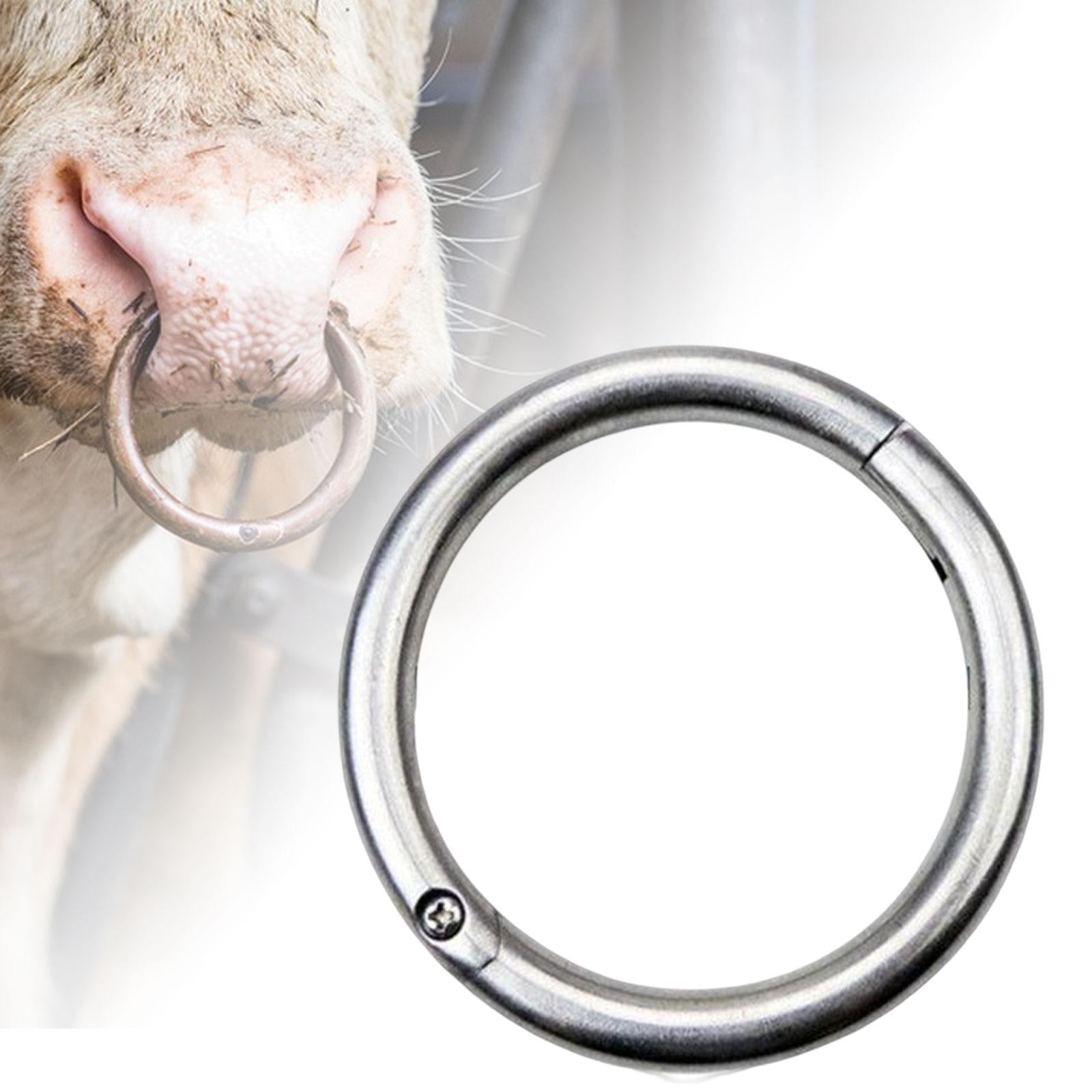 Multifunction Cattle Nose Ring Durable Nose Circle Easy to Use for Supplies S