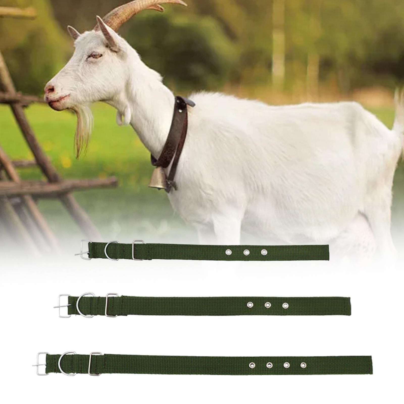Portable Cow Neck Strap Thicken Sturdy Canvas for Farm Animal Sheep Horse 14.56in