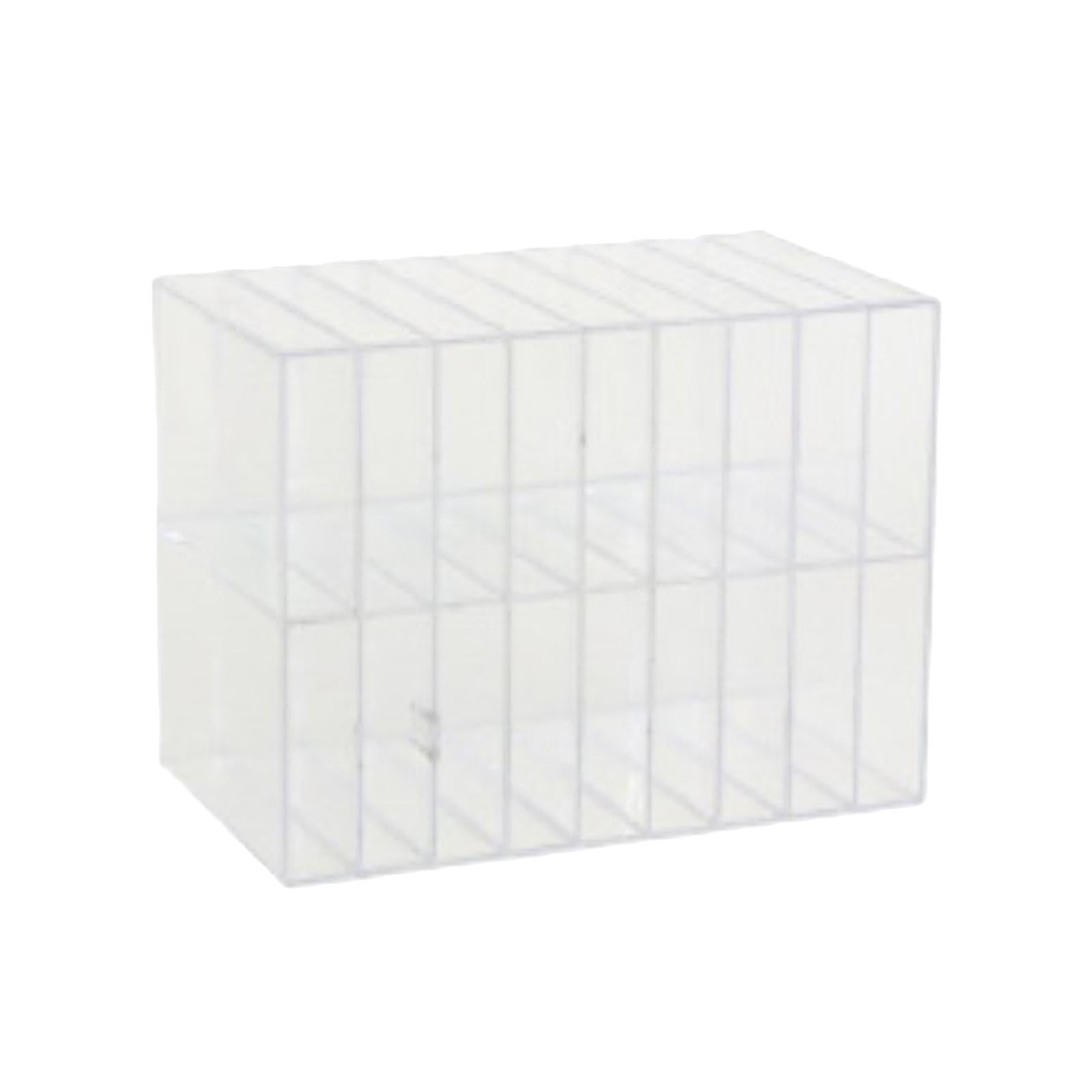Multifunctional Marker Holder 18 Compartments for Vanity Countertop Bedroom Clear