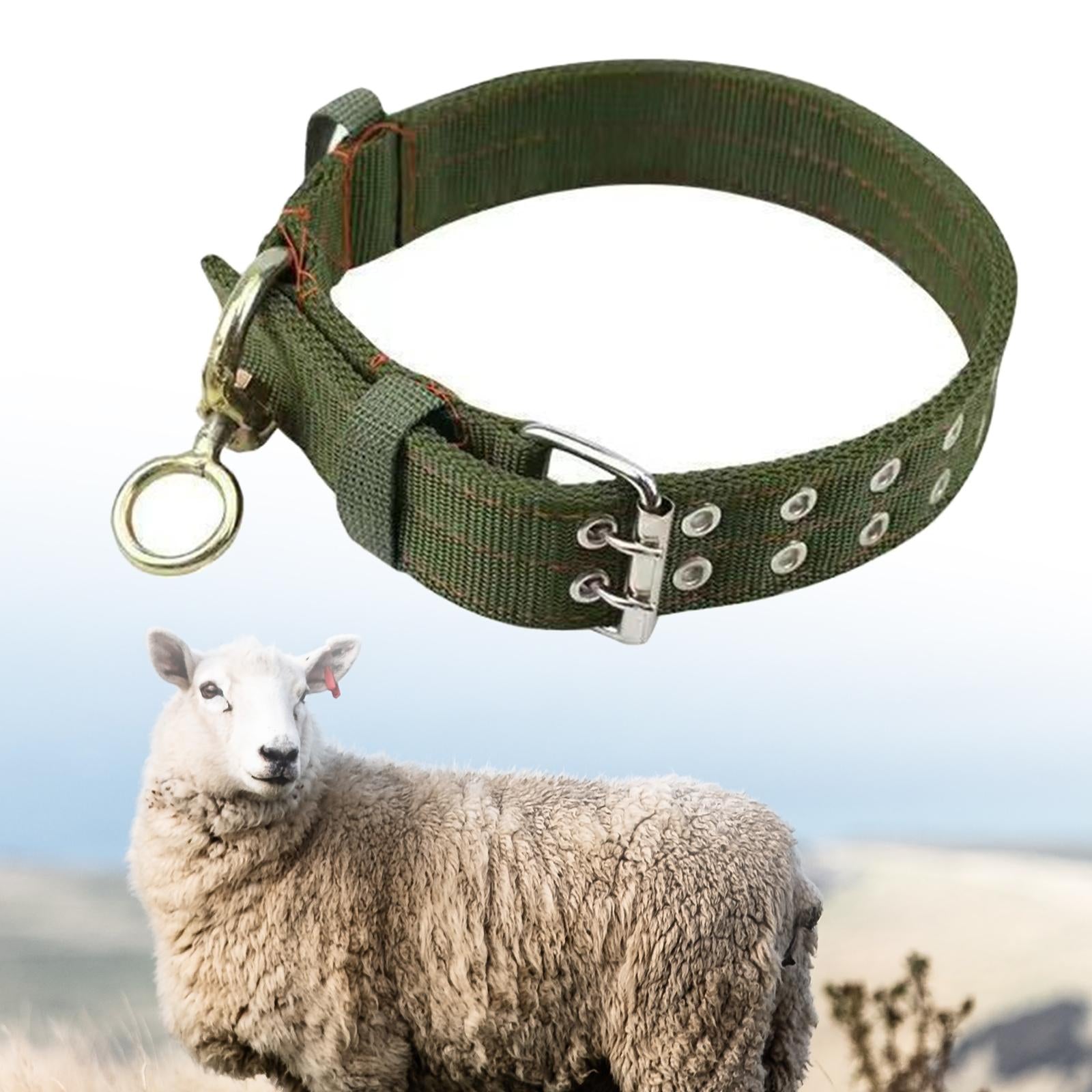 Multifunction Cow Collar Oxford Cloth Adjustable Thicken for Sheep Cow 80cm