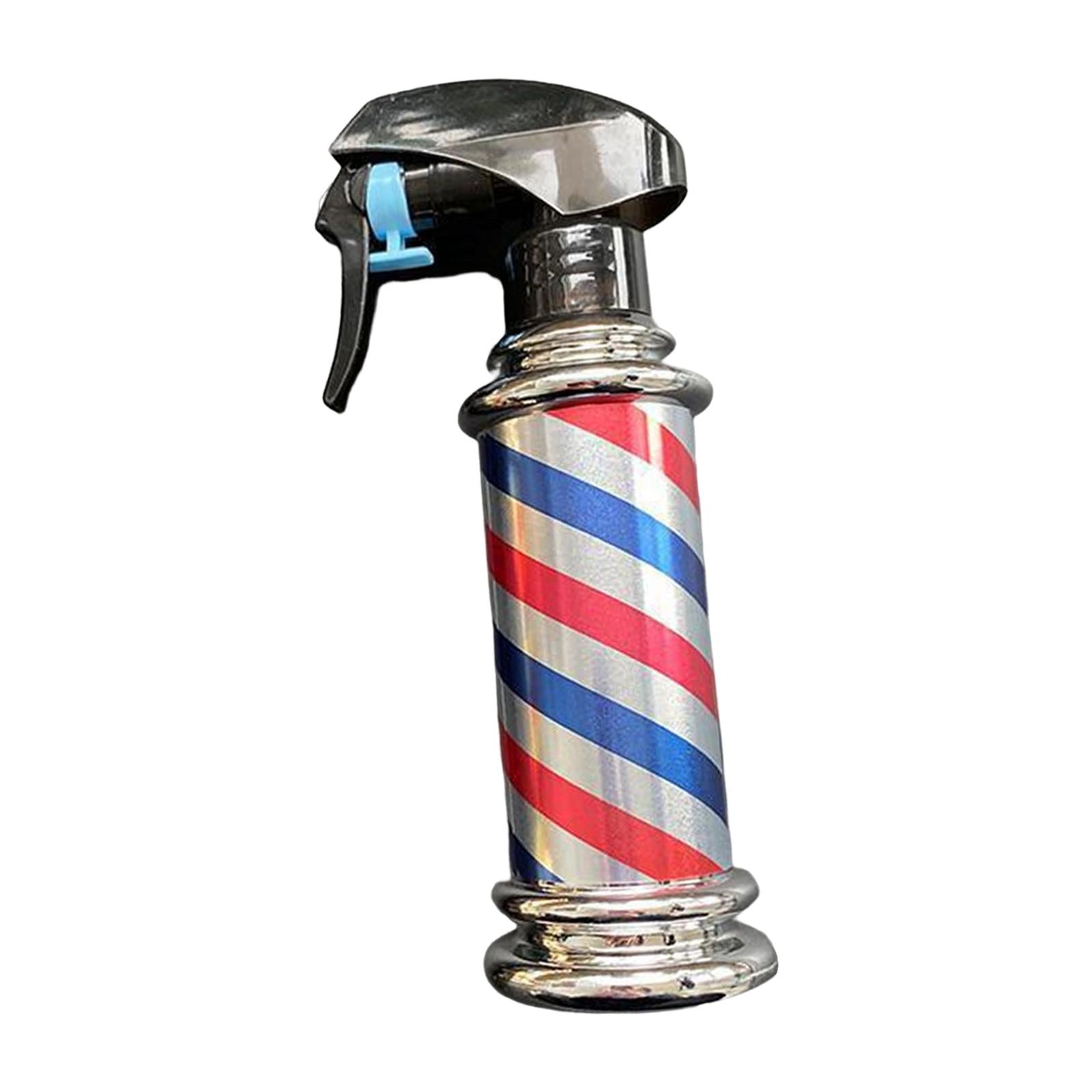 Multifunctional Barber Spray Bottle Retro Stripes for Salon Barber Studio Grey