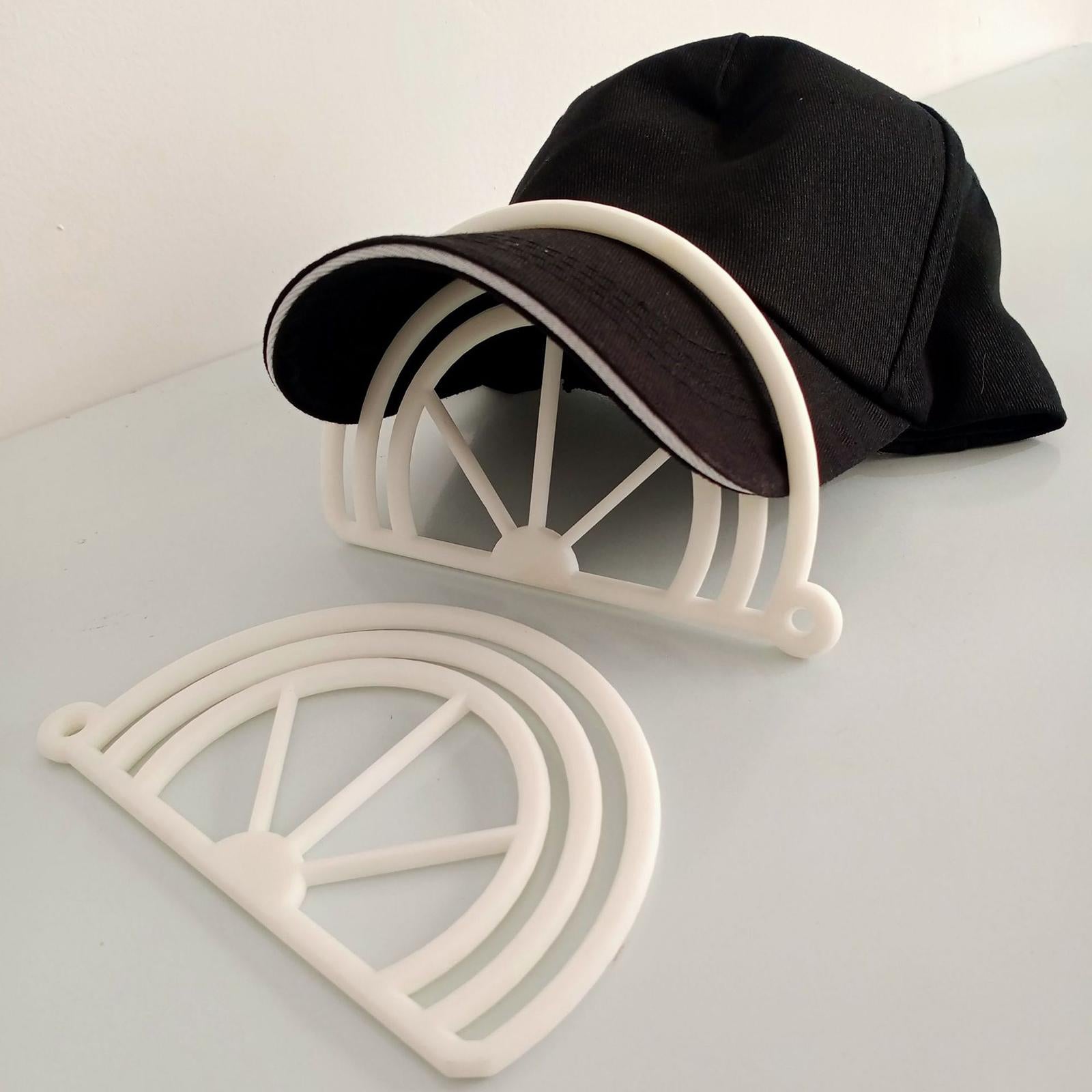 Hat Brim Bender Curved Shaper for Appointment Travelling Adults White