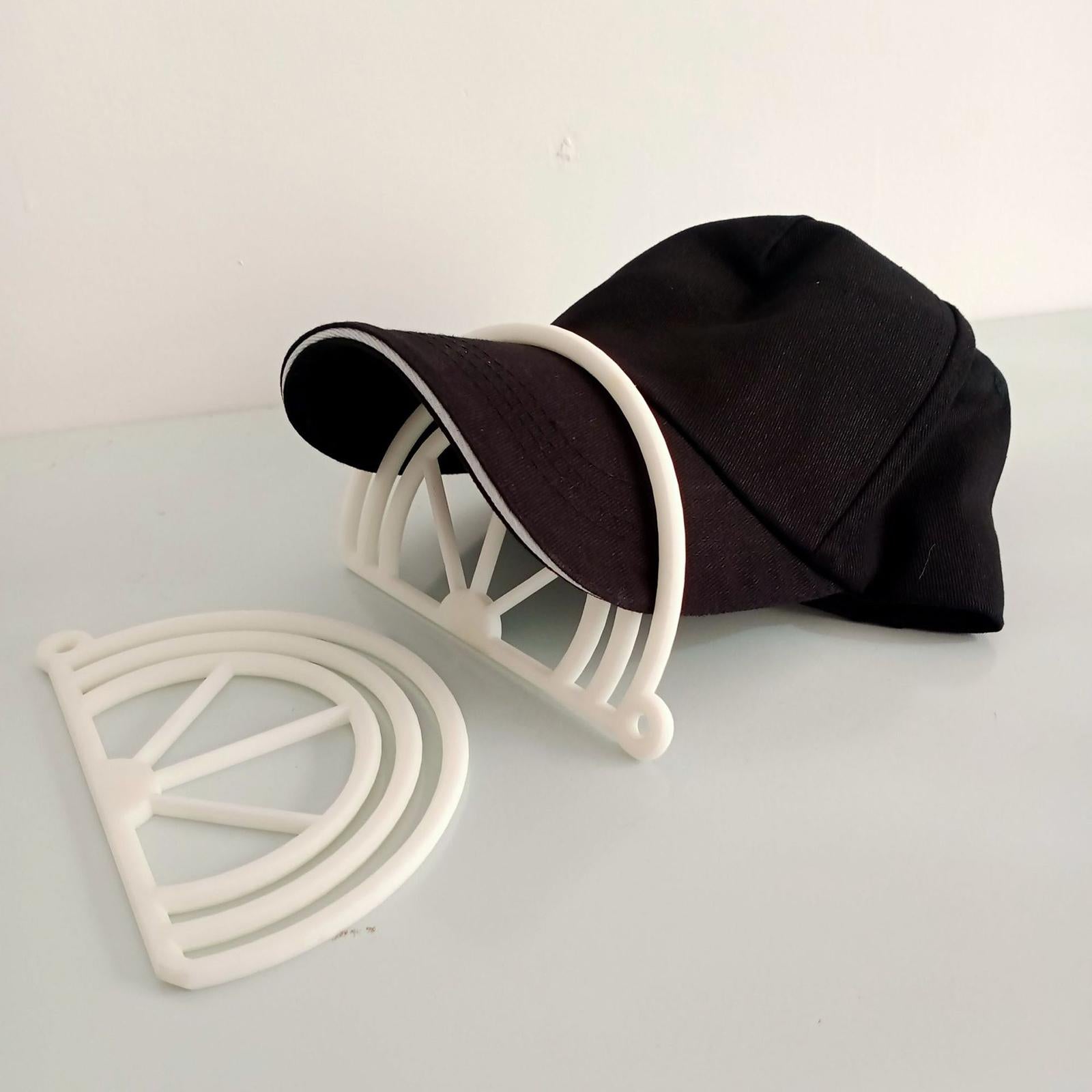 Hat Brim Bender Curved Shaper for Appointment Travelling Adults White