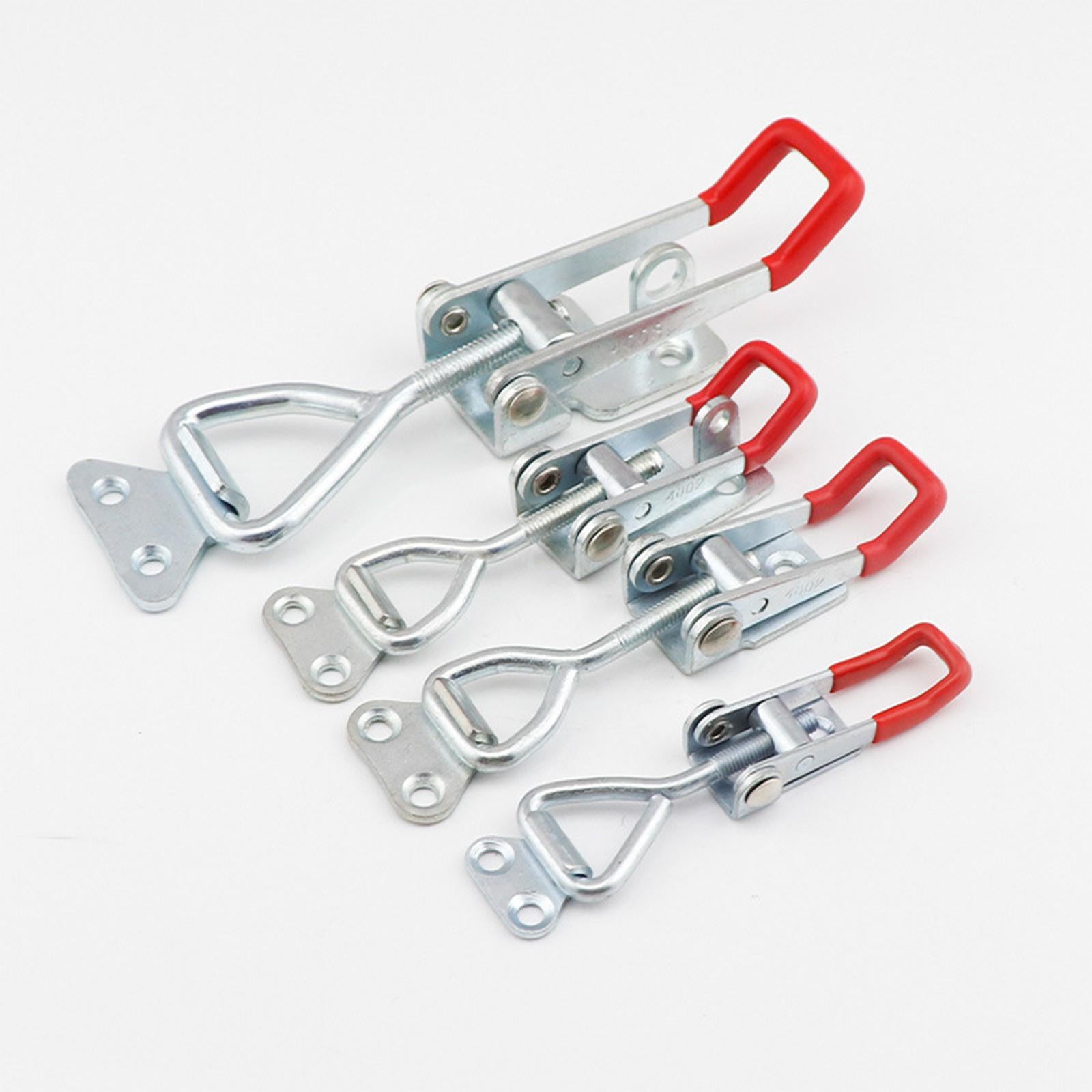 5 Pieces Push Pull Type Latch Clamp Iron Quick Release for Woodworking with keyhole