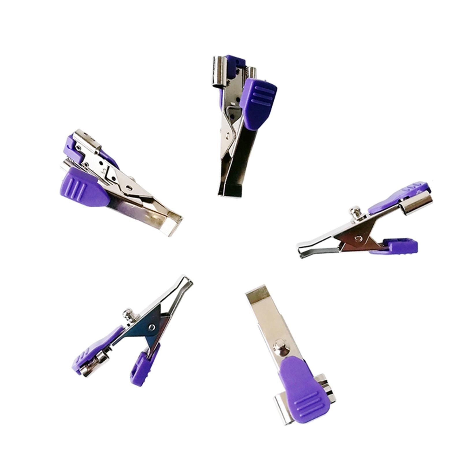 5x Reusable Pet Ecg Alligator Clip Veterinary Ecg Clip for Pets Dog