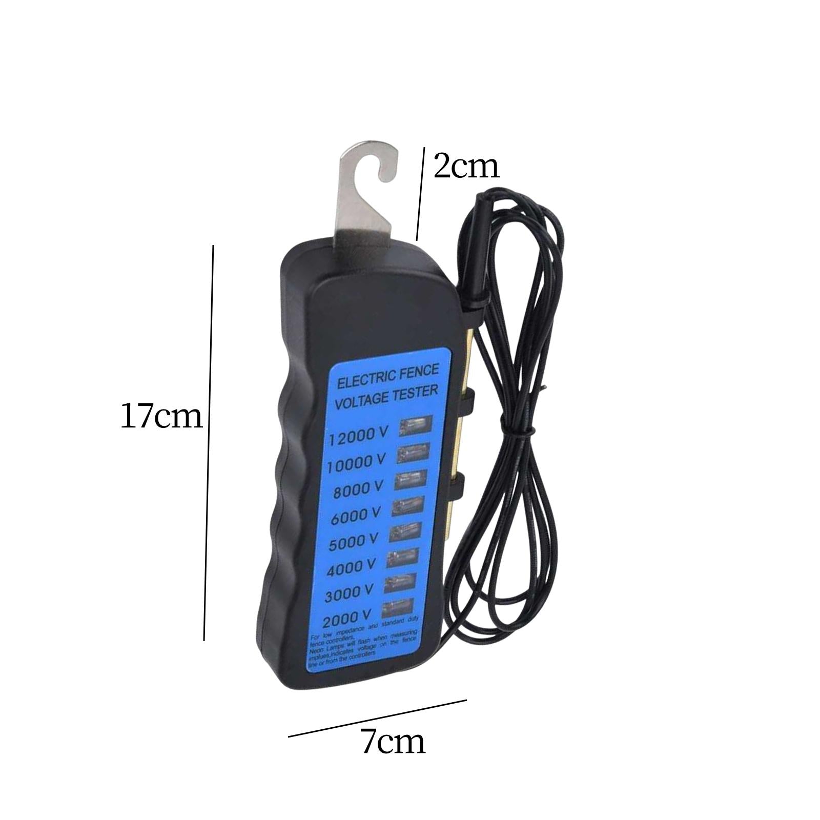 Electric Fence Voltage Tester Measuring Voltage Fence Tester Voltmeter 12KV