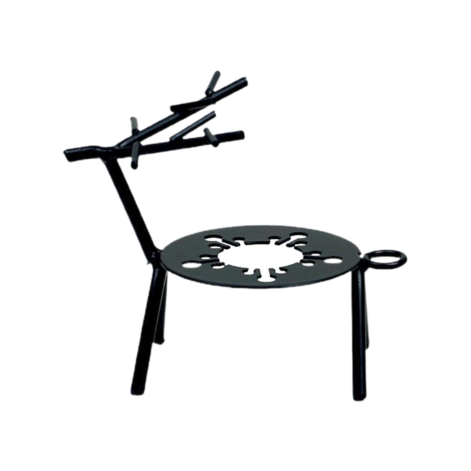 Metal Reindeer Tealight Candle Holders Durable Rustic Finish Accessories