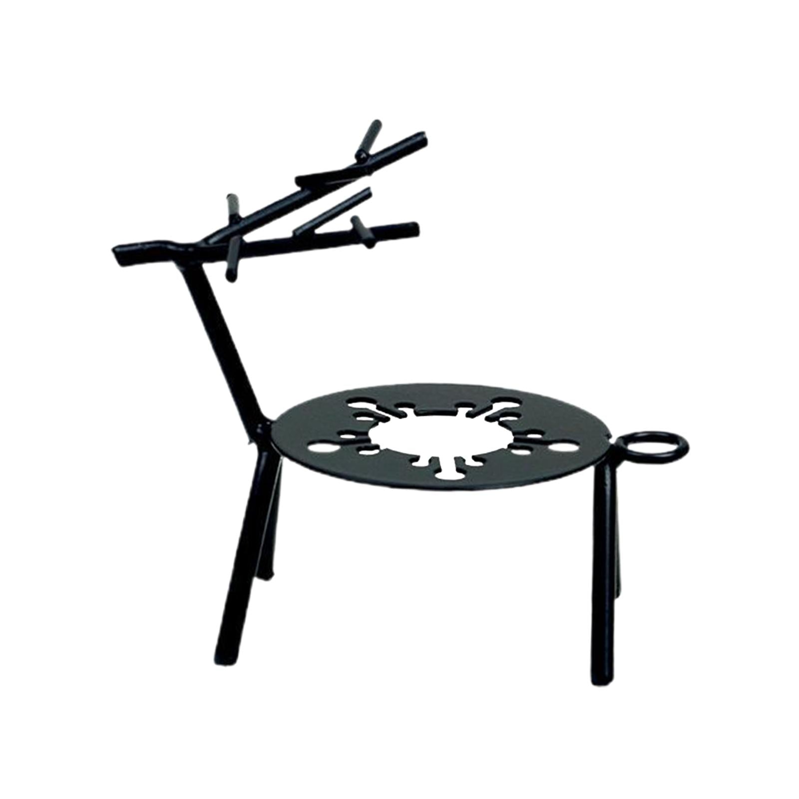 Metal Reindeer Tealight Candle Holders Durable Rustic Finish Accessories