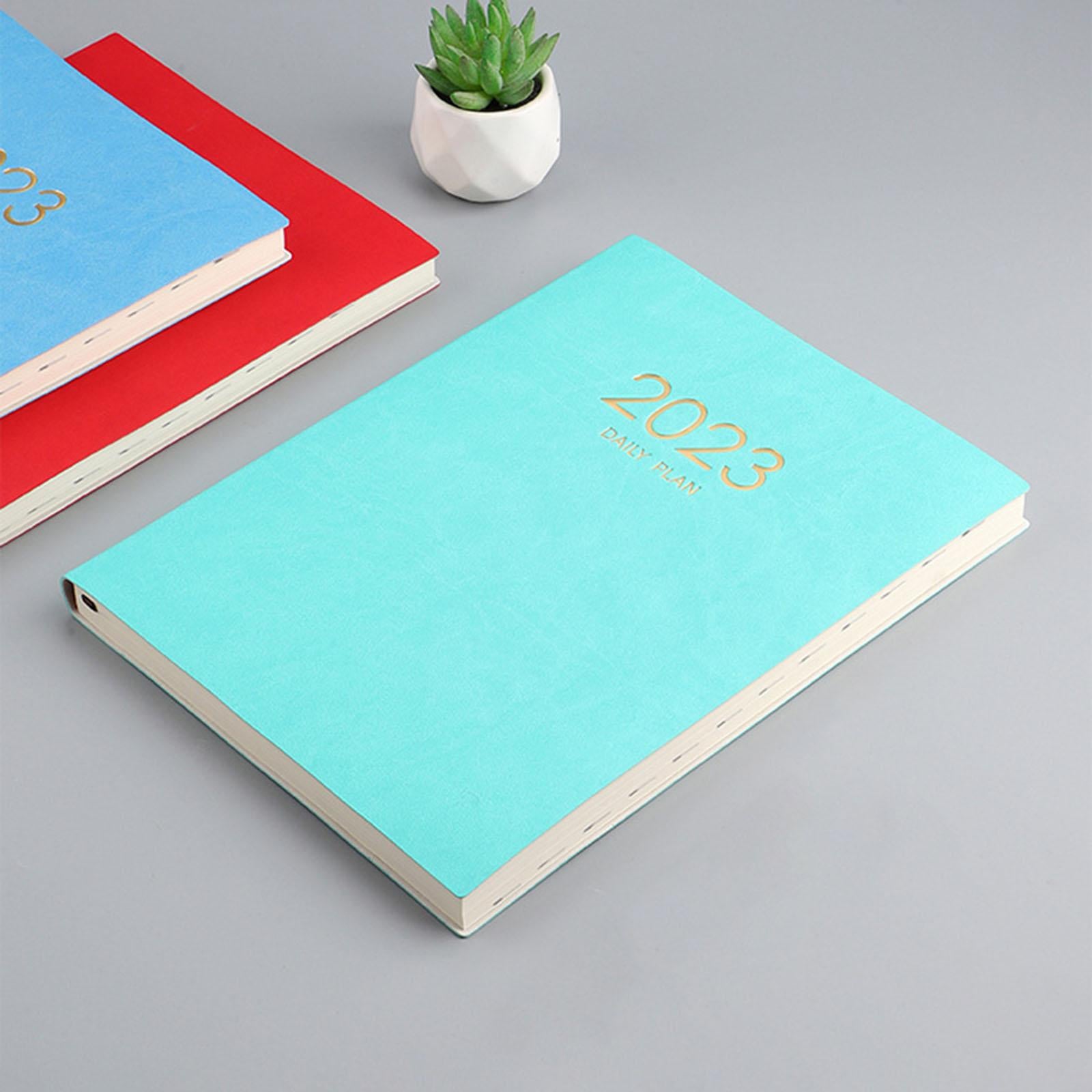 A4 Planning Notebook 2023 Monthly Planner Diary Journal Notepad Writing Pads Blue