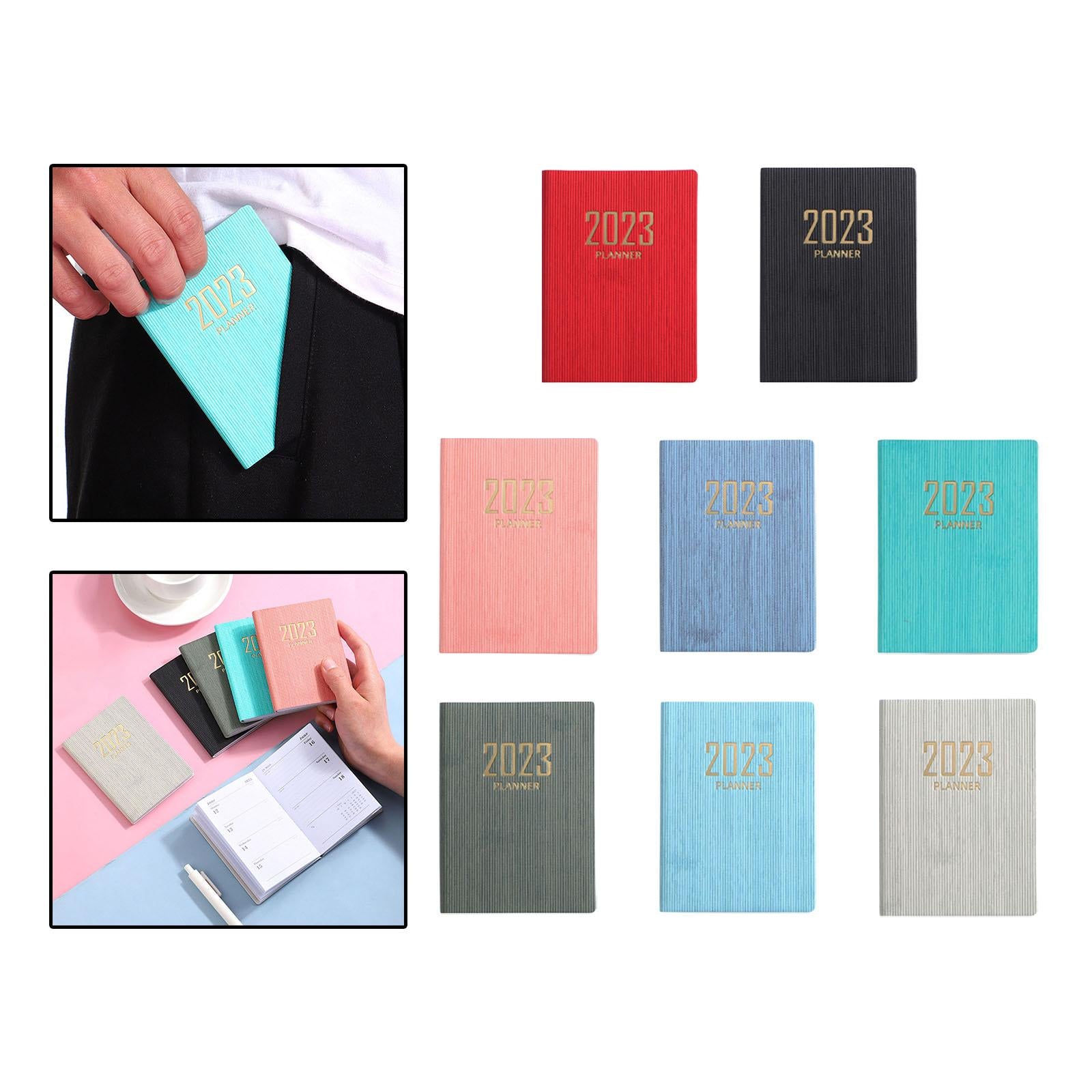 Monthly Planner 2023 Journal A7 Notebook Planner Notepads Project Planning Red